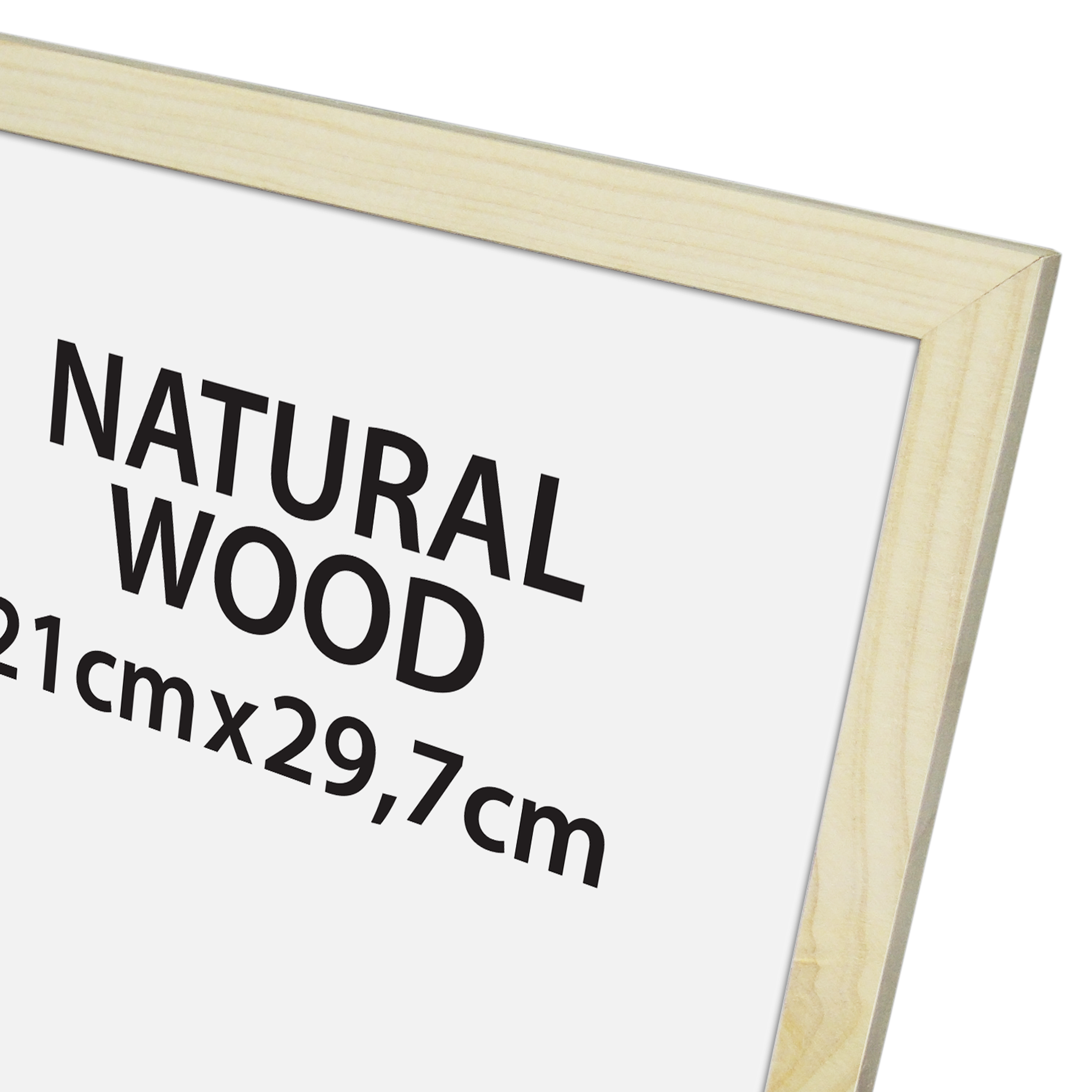Cadre Brut, H.29.7 x l.21 cm, bois naturel - 10