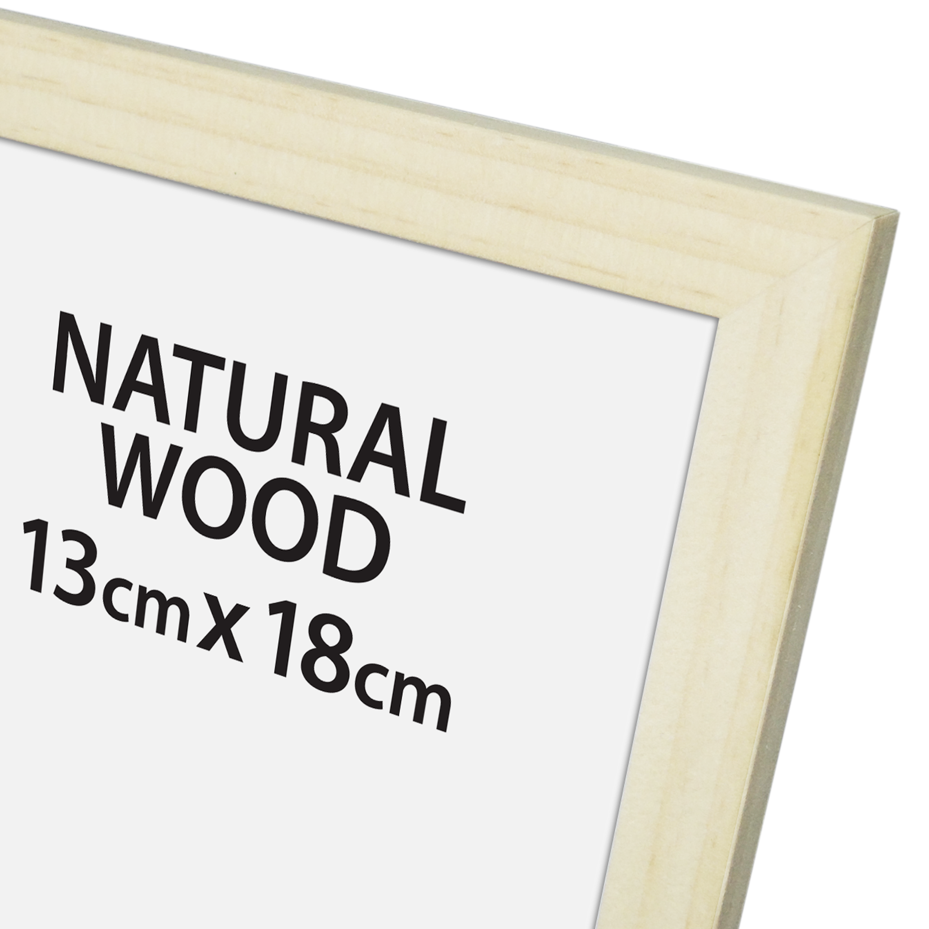 Cadre Brut, H.18 x l.13 cm, bois naturel - 10