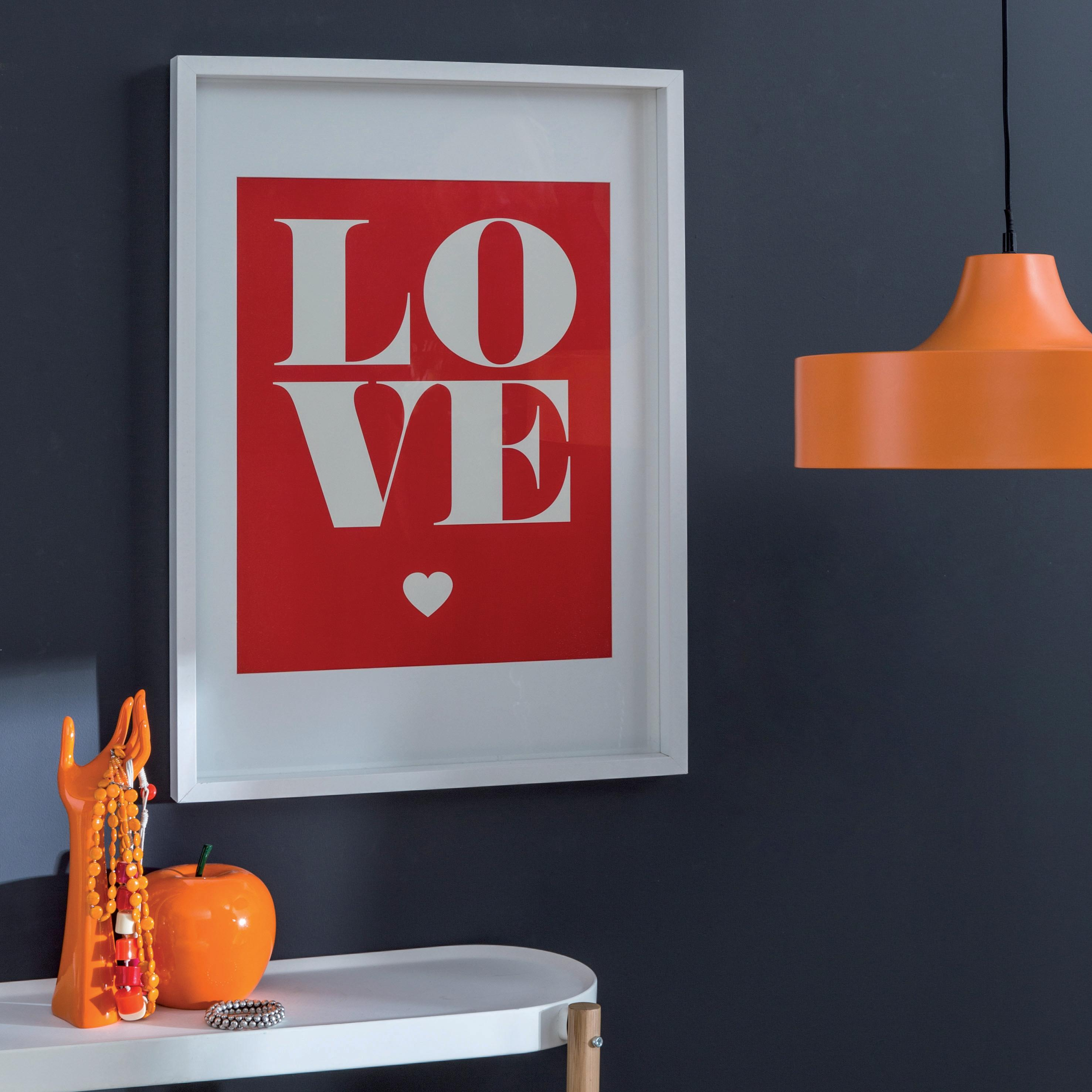 Marco con Passepartout Milo Case blanco INSPIRE 30x40cm - 2