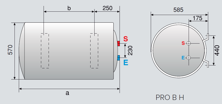 Ariston Termo Eléctrico Pro B 200L Horizontal Blanco , Leroy Merlin