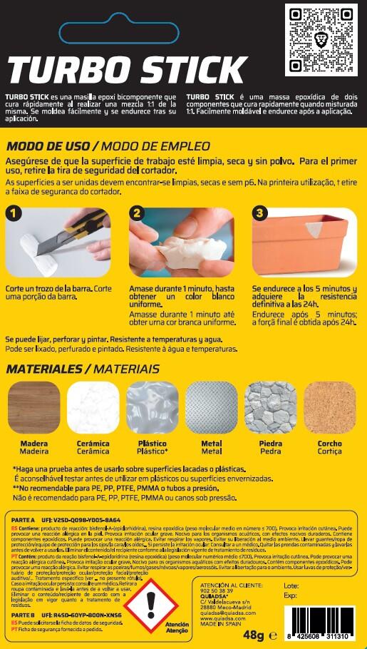 MASILLA  ARREGLA TODO TURBO STICK 48GR - 3