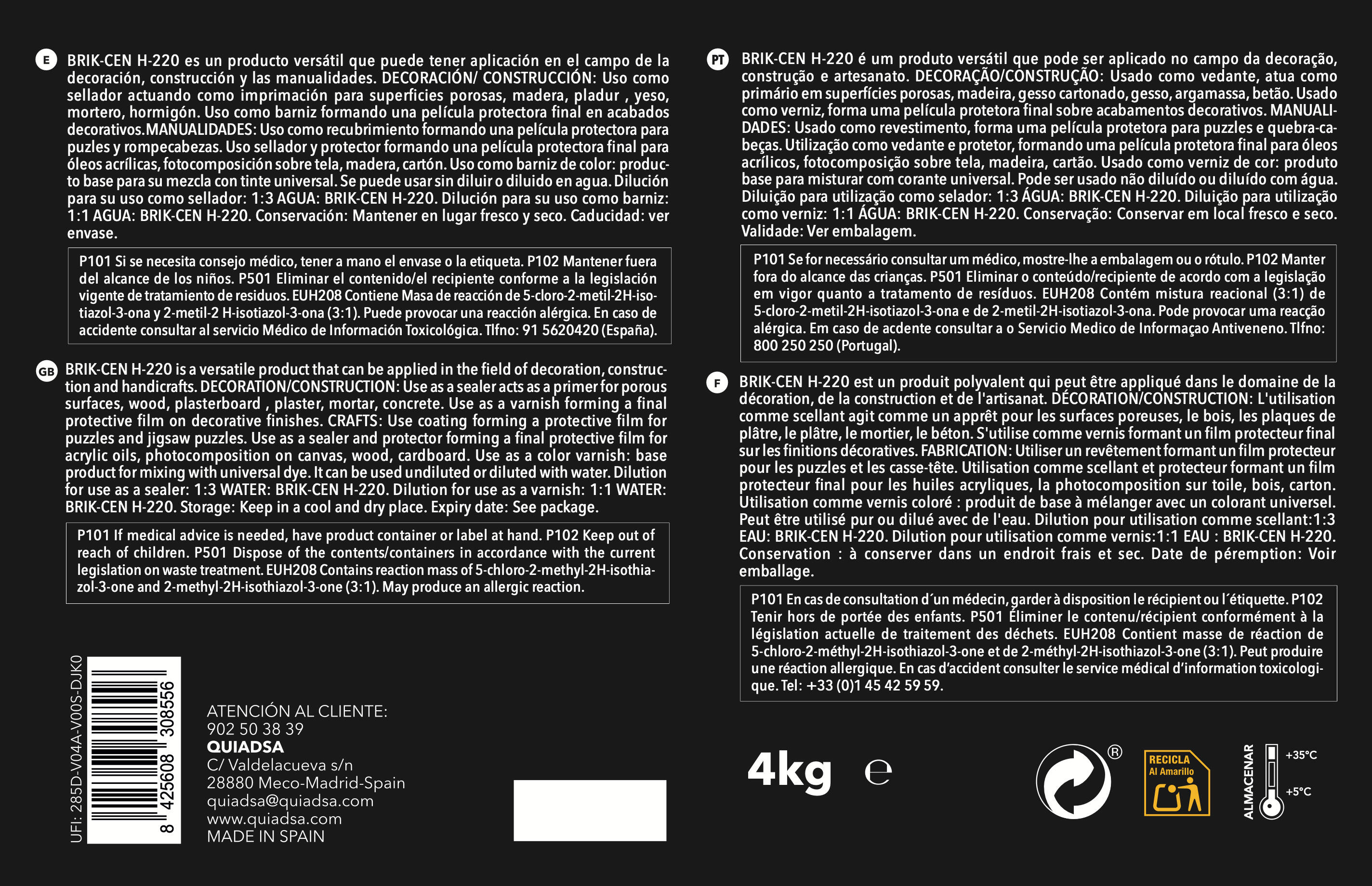 LATEX VINILICO 4KG - 3