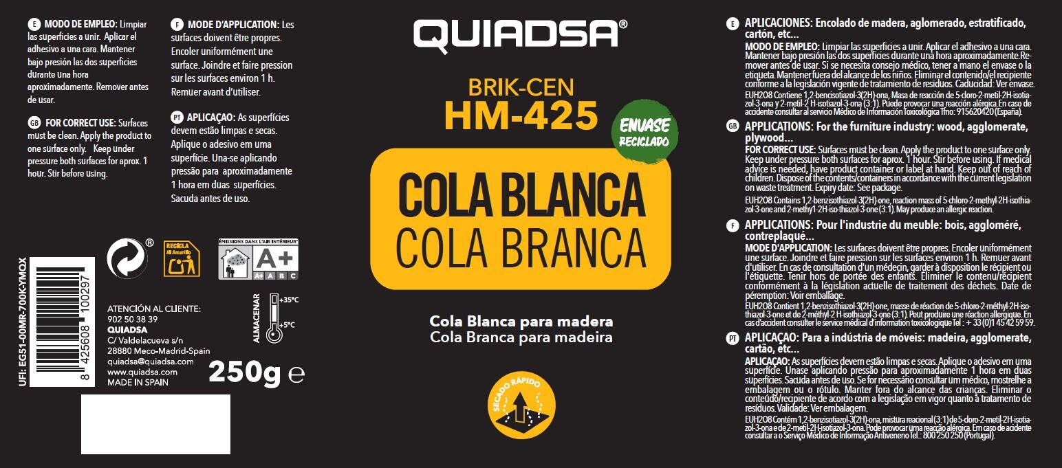 COLA BLANCA CON AUTOAPLICADOR 250G - 2