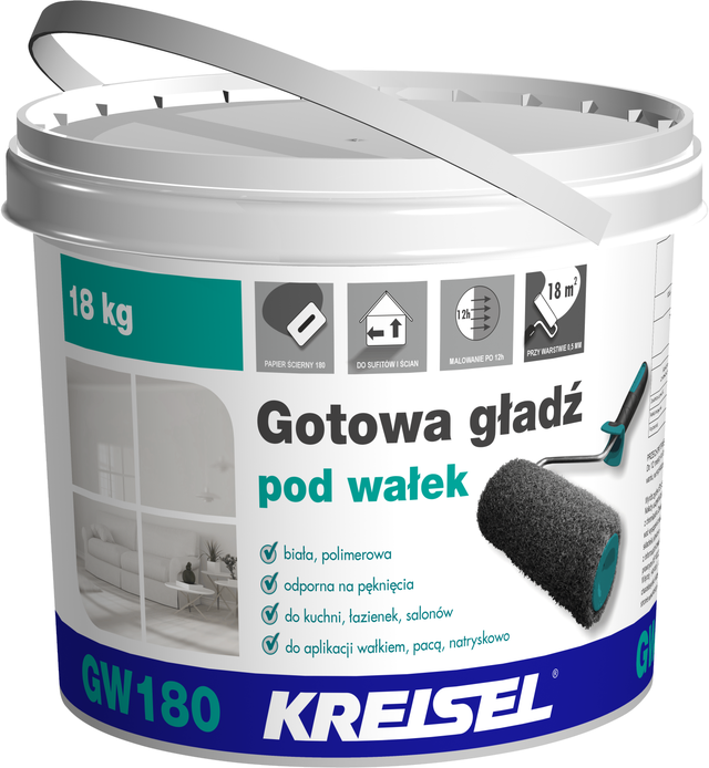 Gotowa Gładź pod wałek GW180 18 kg