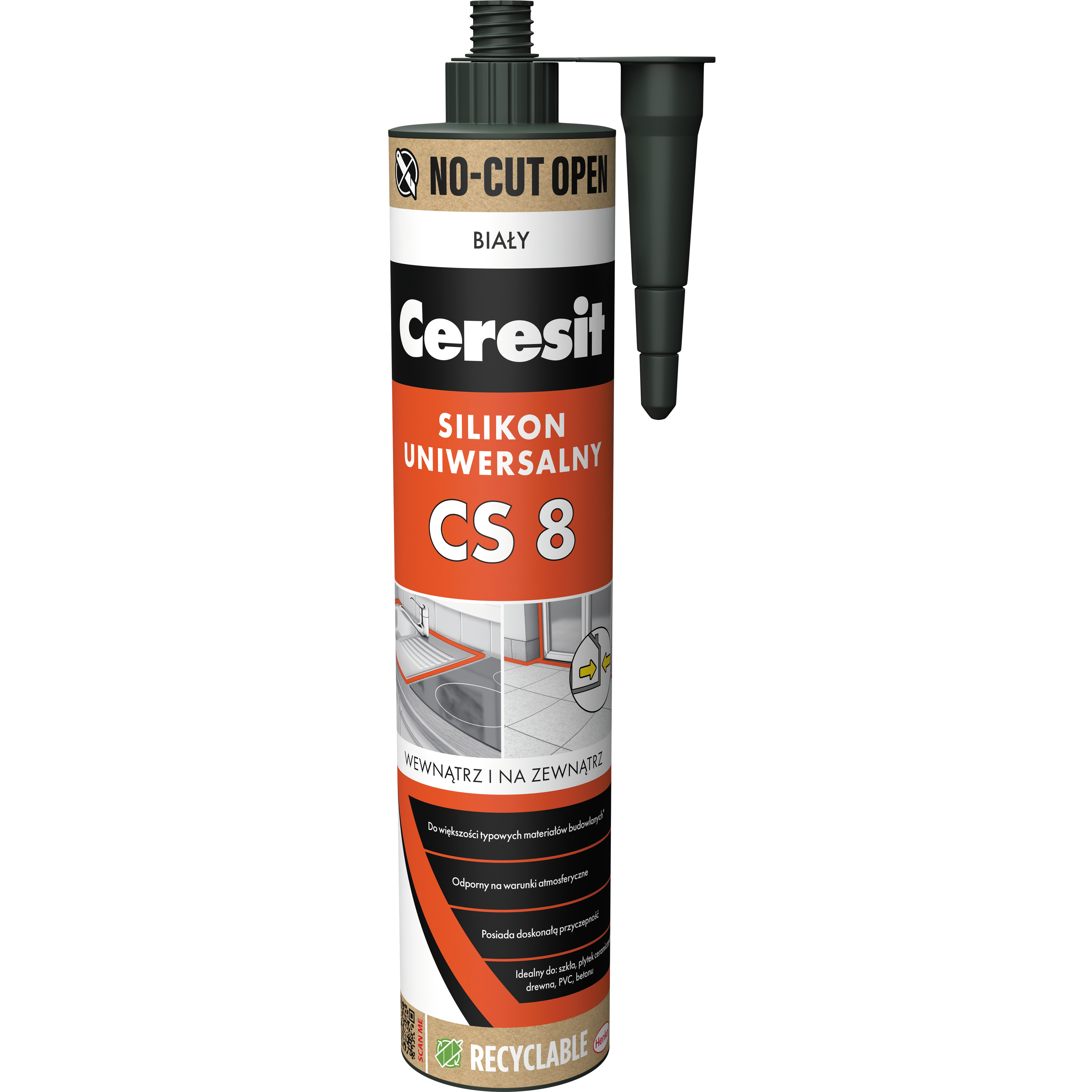 Silikon Ceresit CS8 biały 280ml - 2