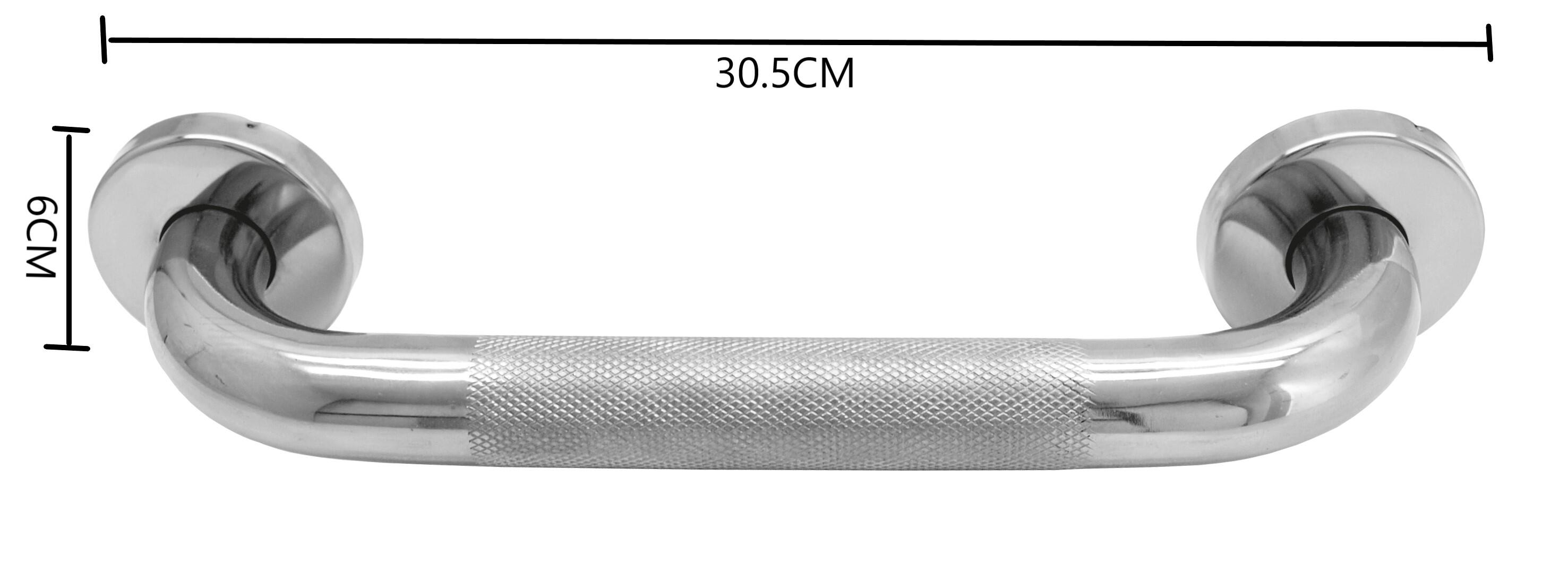 ASIDERO INOX BRILLO MOLETEADO 31X 2.5CM - 3