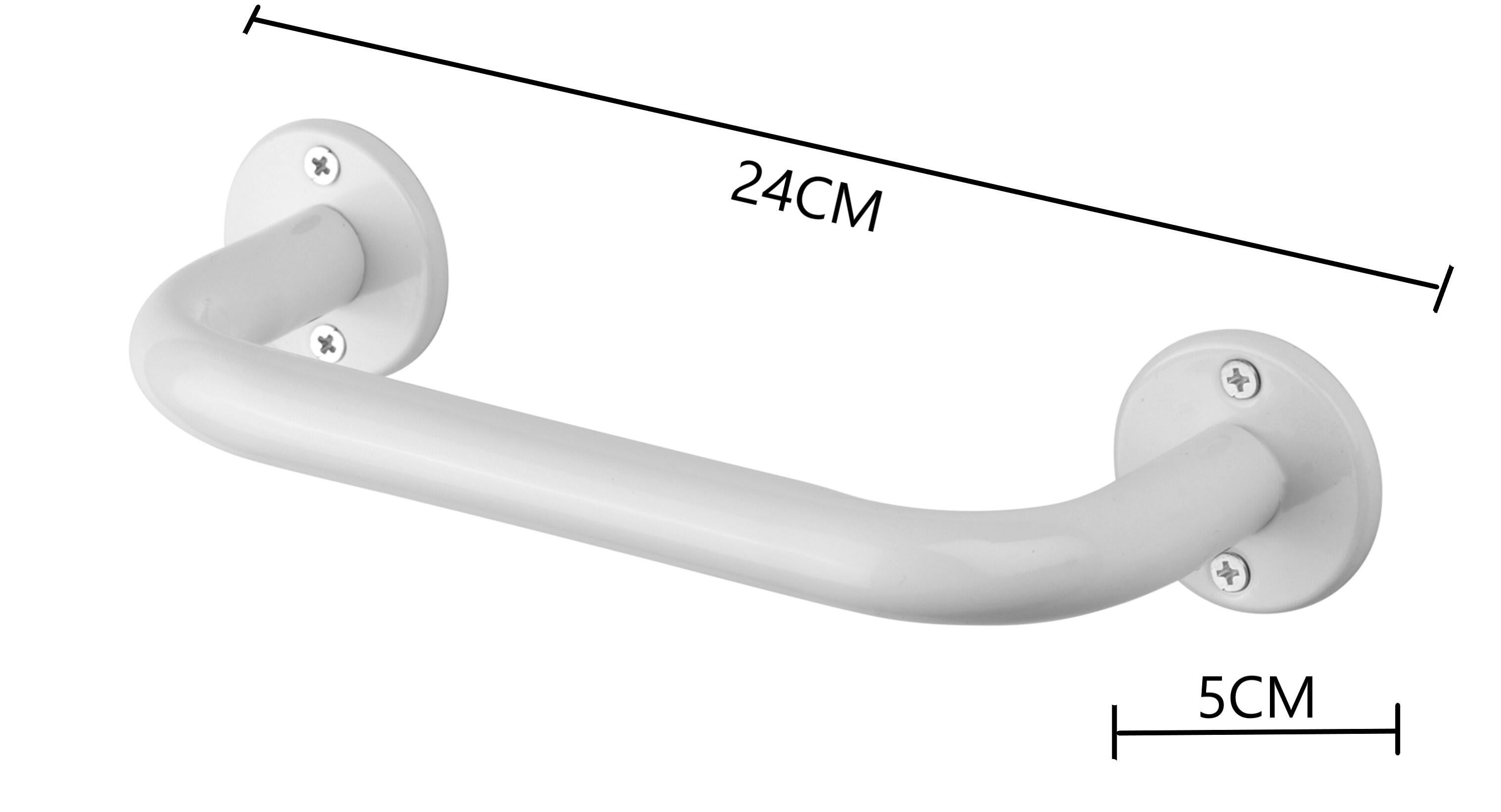 ASIDERO SENCILLO ACERO BLANCO 24CM - 3