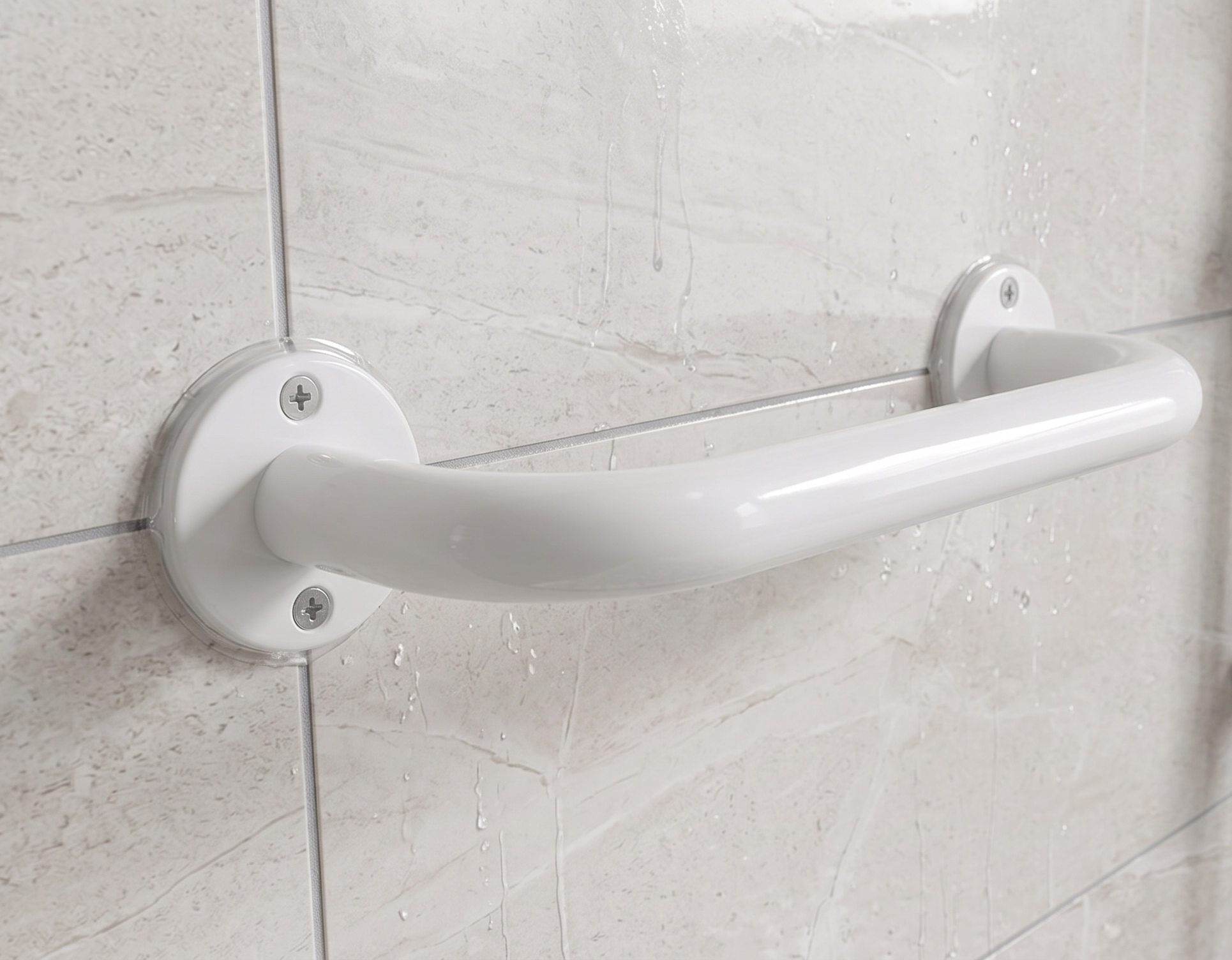 ASIDERO SENCILLO ACERO BLANCO 24CM - 2