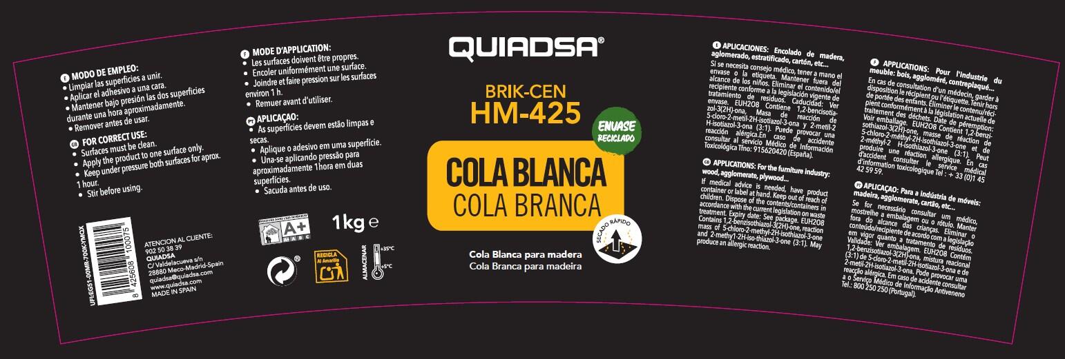 COLA BLANCA PARA MADERA 1KG - 2