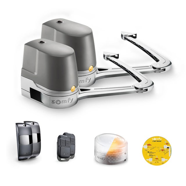 Moteur pour portail battant, SOMFY, Evolvia flash
