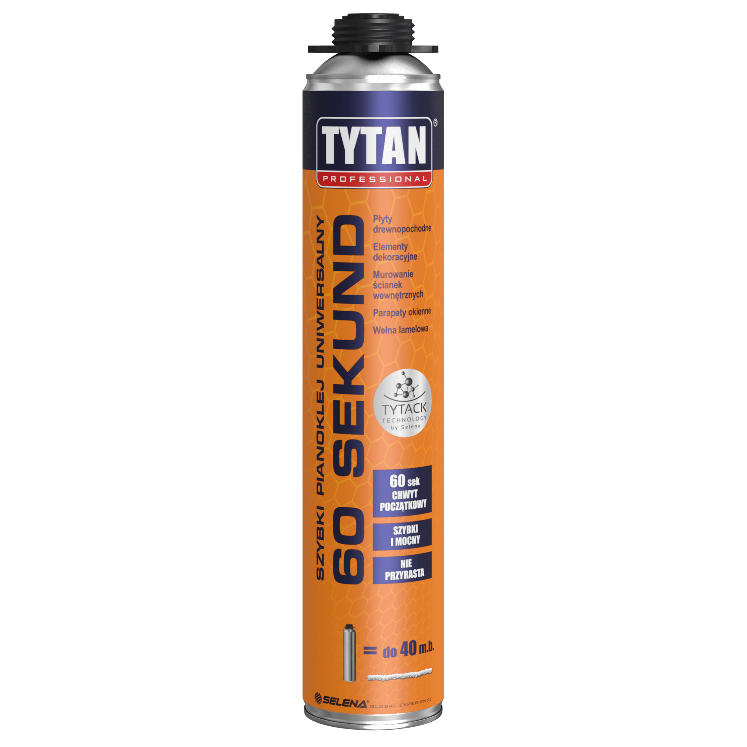 Klej uniwersalny poliuretanowy 60 SEKUND 750 ml Tytan Professional - 2