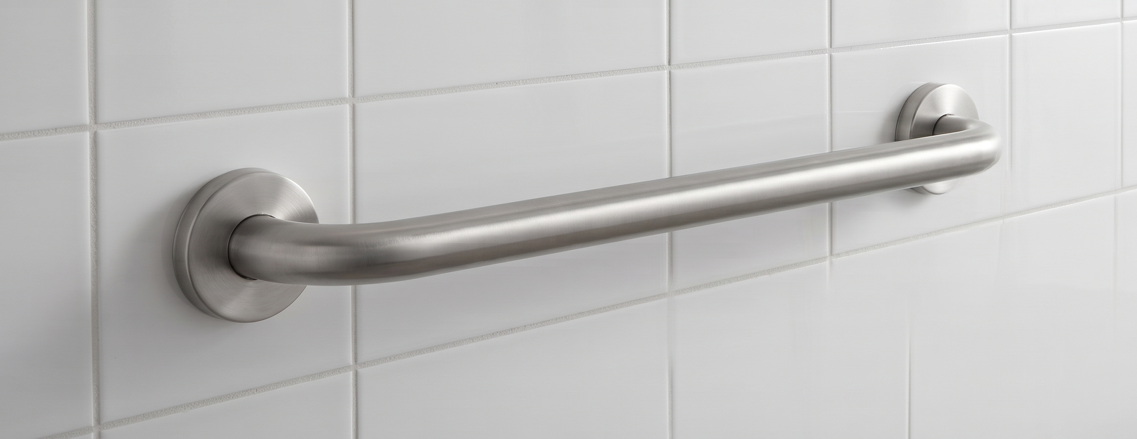 ASIDERO DE DUCHA INOX SATINADO  53.6X7X8 CM - 2