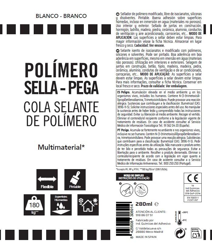 SELLADOR ADHESIVO 280ML BLANCO - 2