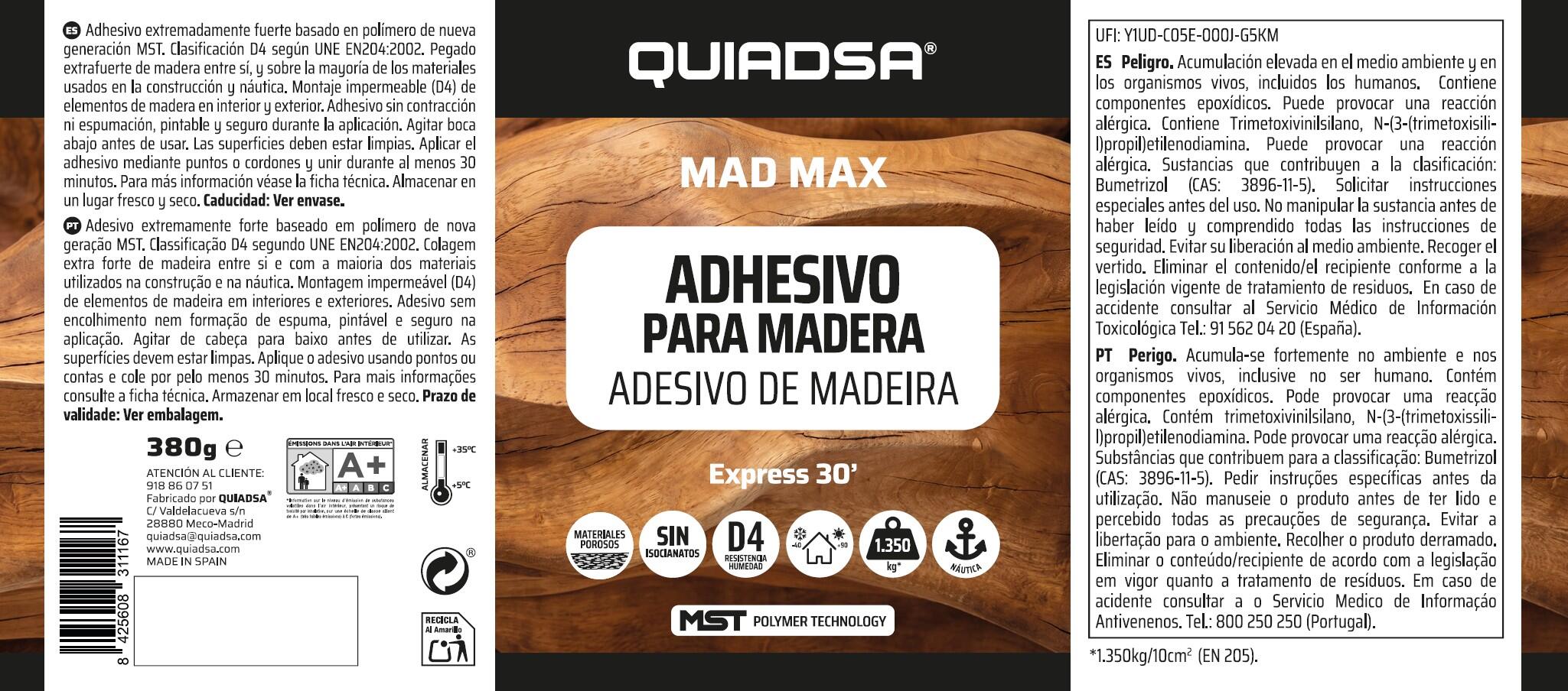 COLA NORMATIVA D4 CON AUTOAPLICADOR 380G - 2