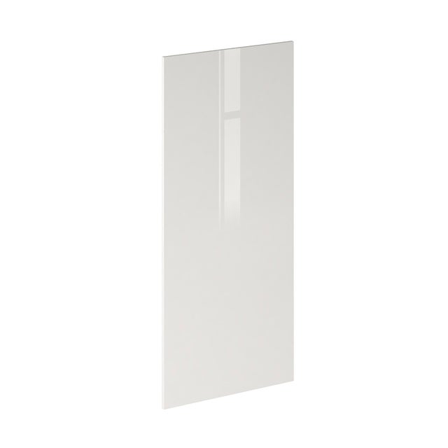 Costado para mueble de cocina Milos blanco brillo H 137.6 x L 60 cm