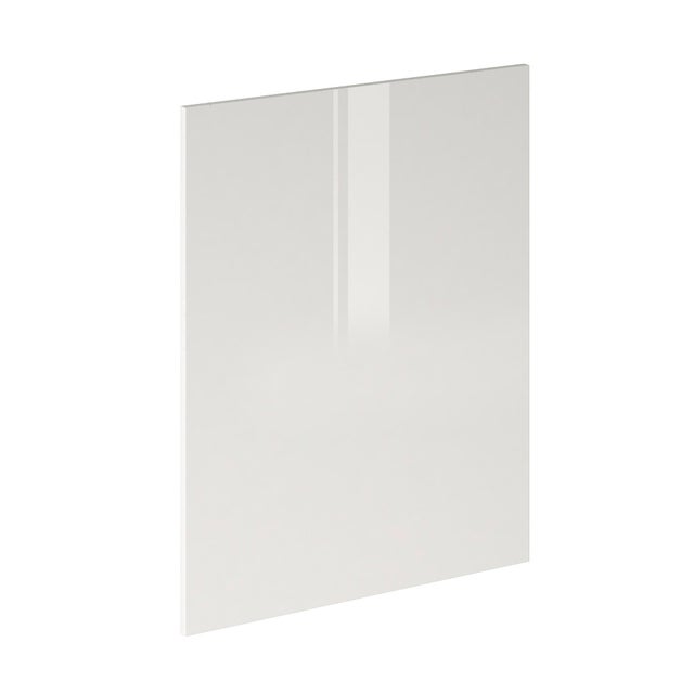Costado para mueble de cocina Milos blanco brillo H 76.8 x L 60 cm