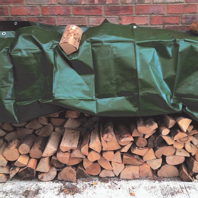 Telone Occhiellato Bicolore 3x3 Metri - Grammatura 90 G/m² | Impermeabile E UV Resistente | 2 Pezzi - Foto 10