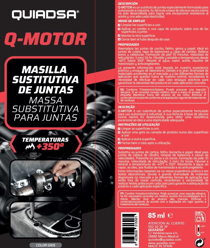 MASILLA SUSTITUTO DE JUNTAS Q-MOTOR 40ML - 3