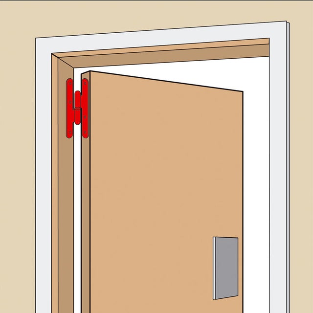 Paumelle bout rond acier zingué 140 x 55 mm droite - AFBAT