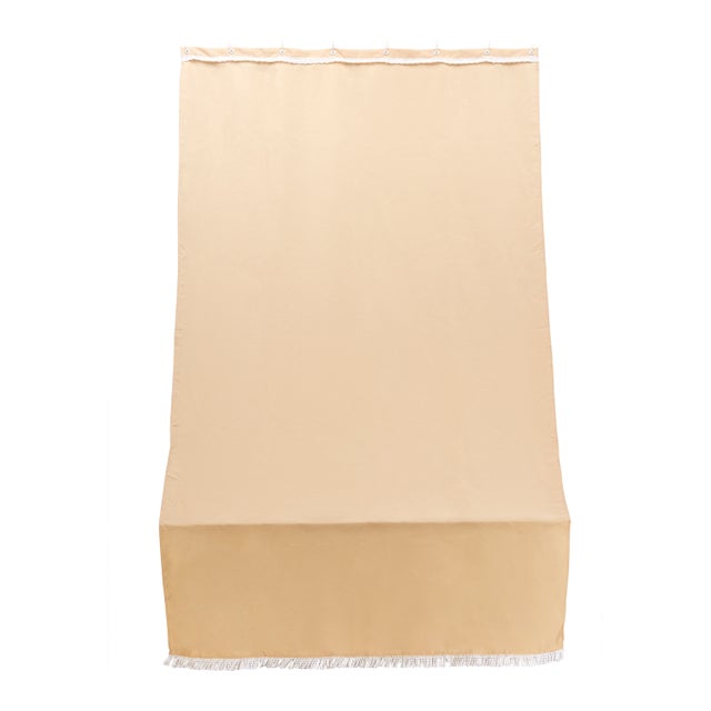 Tessuto per tende da sole ad anelli tinta unita beige L 1.4 x H 2.5 cm