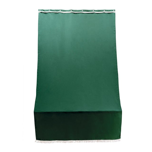 Tessuto per tende da sole ad anelli tinta unita verde L 1.4 x H 2.5 cm