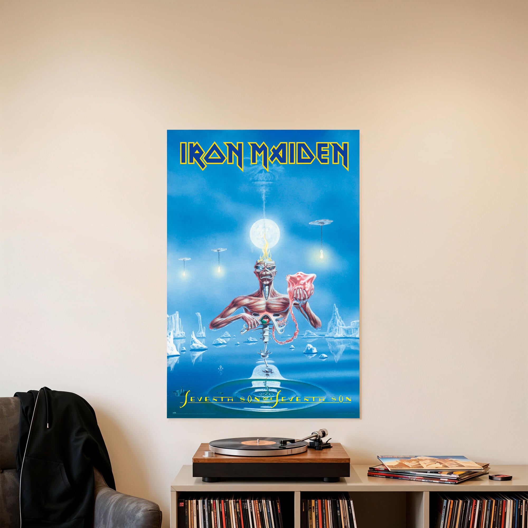 Póster Cine rectangular de 61 x 91.5 cm. Papel Iron Maiden multicolor - 4