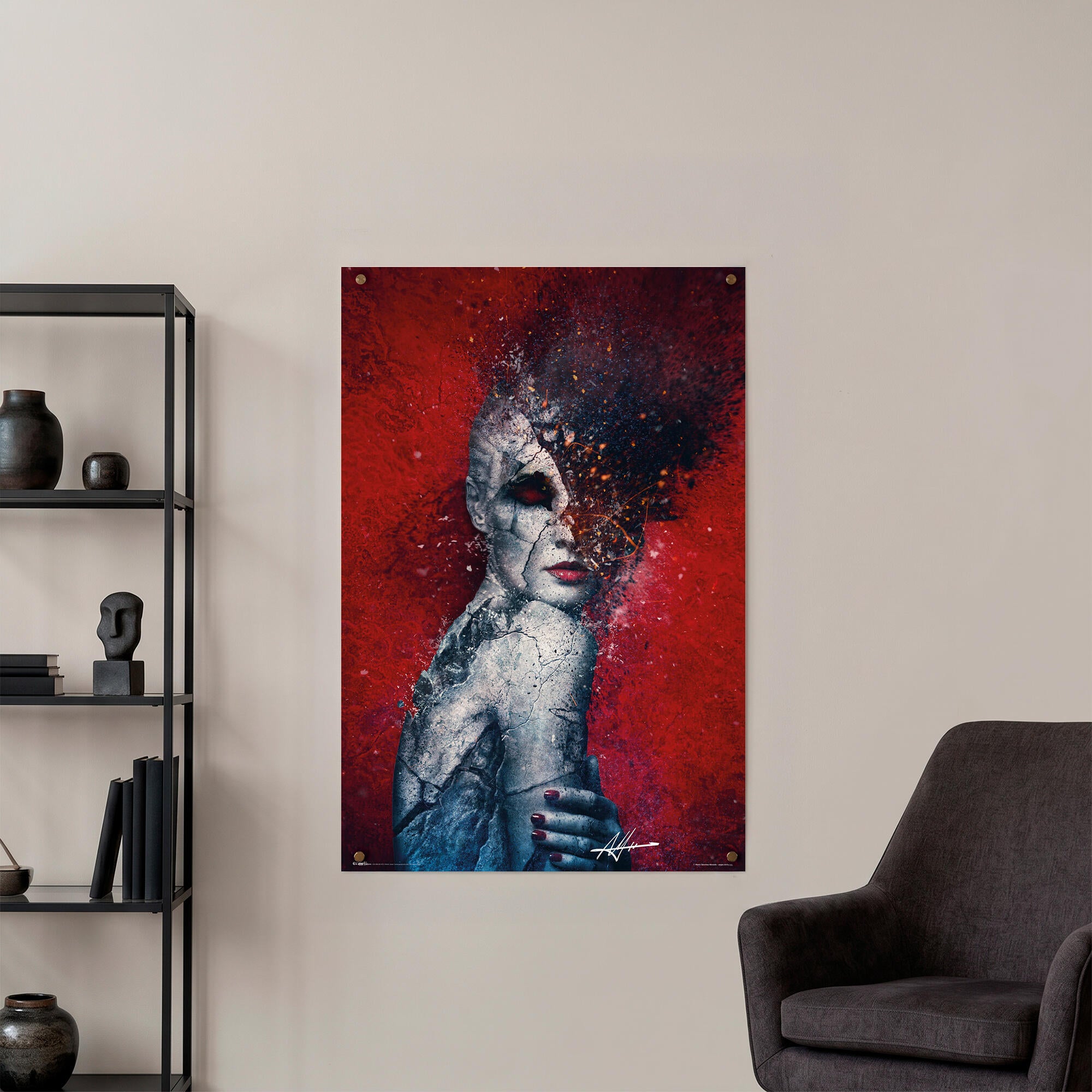 Póster Arte rectangular de 61 x 91.5 cm. Papel Mario Sanchez Nevado multicolor - 4