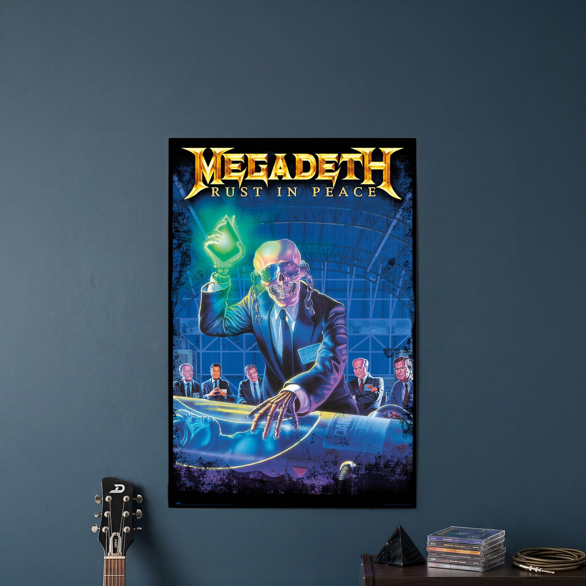 Póster Cine rectangular de 61 x 91.5 cm. Papel Megadeth Rust In Peace multicolor - 4