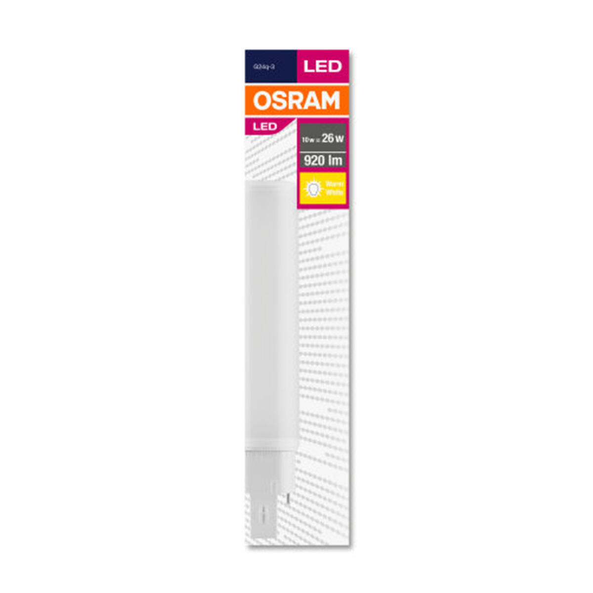 Lampadina LED LED559172BOX1, G24Q3 tubo, opaco, 10W = 920 LM classe energetica A, OSRAM - 2