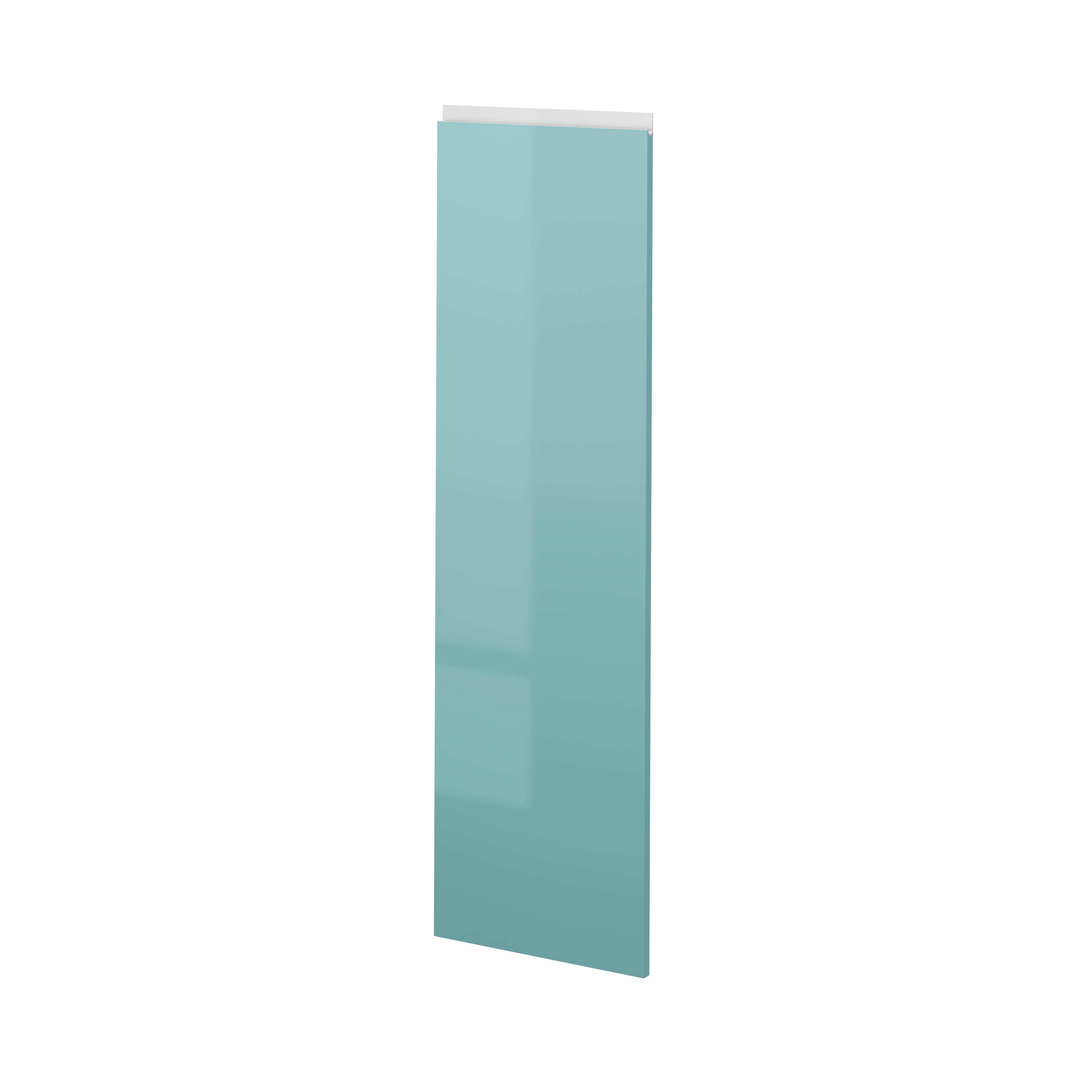 PUERTA PARA MUEBLE DE COCINA ALICANTE AGUAMARINA BRILLO PET IZQUIERDA 140X40CM - 2