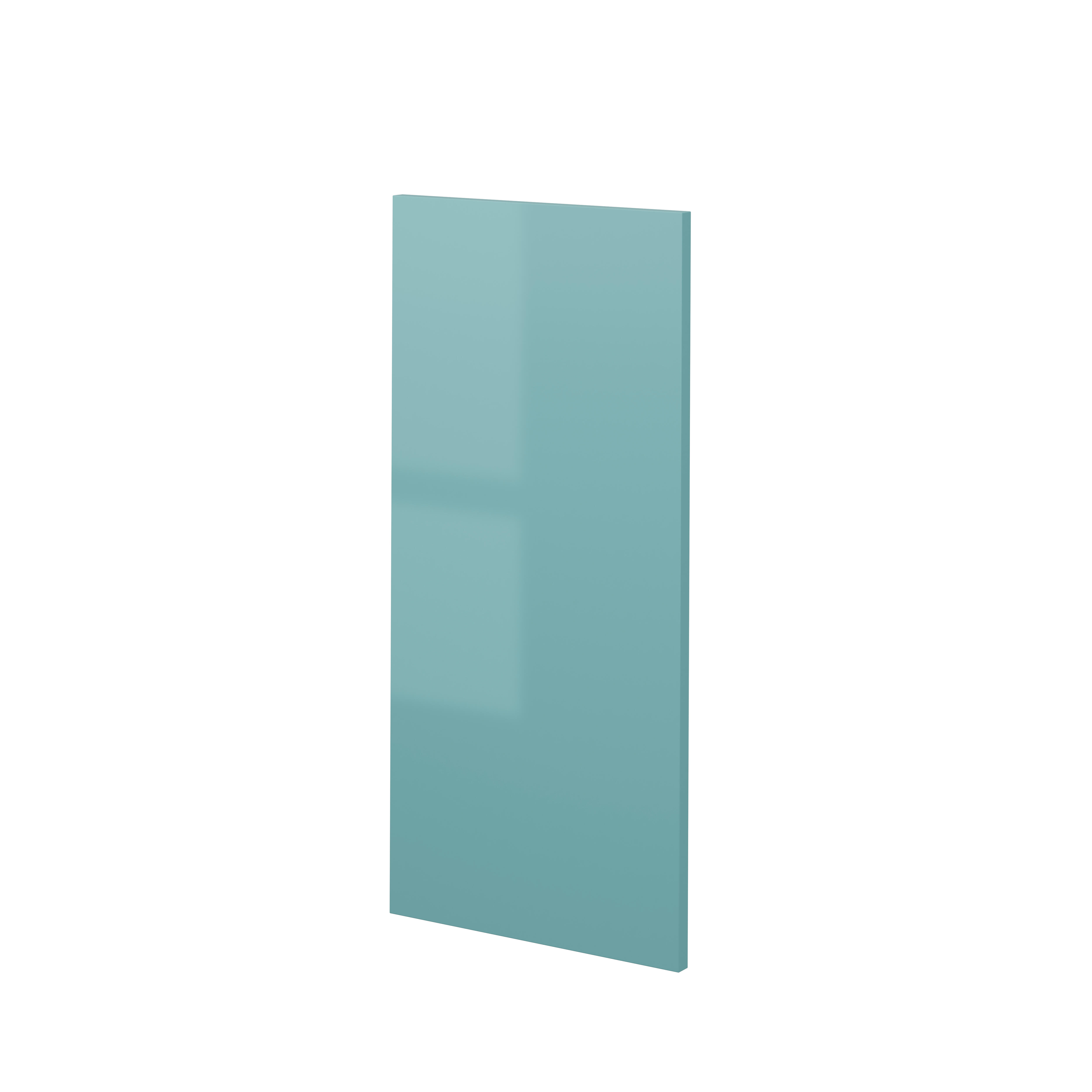 COSTADO PARA MUEBLE DE COCINA ALICANTE AGUAMARINA BRILLO PET 80X37CM - 3
