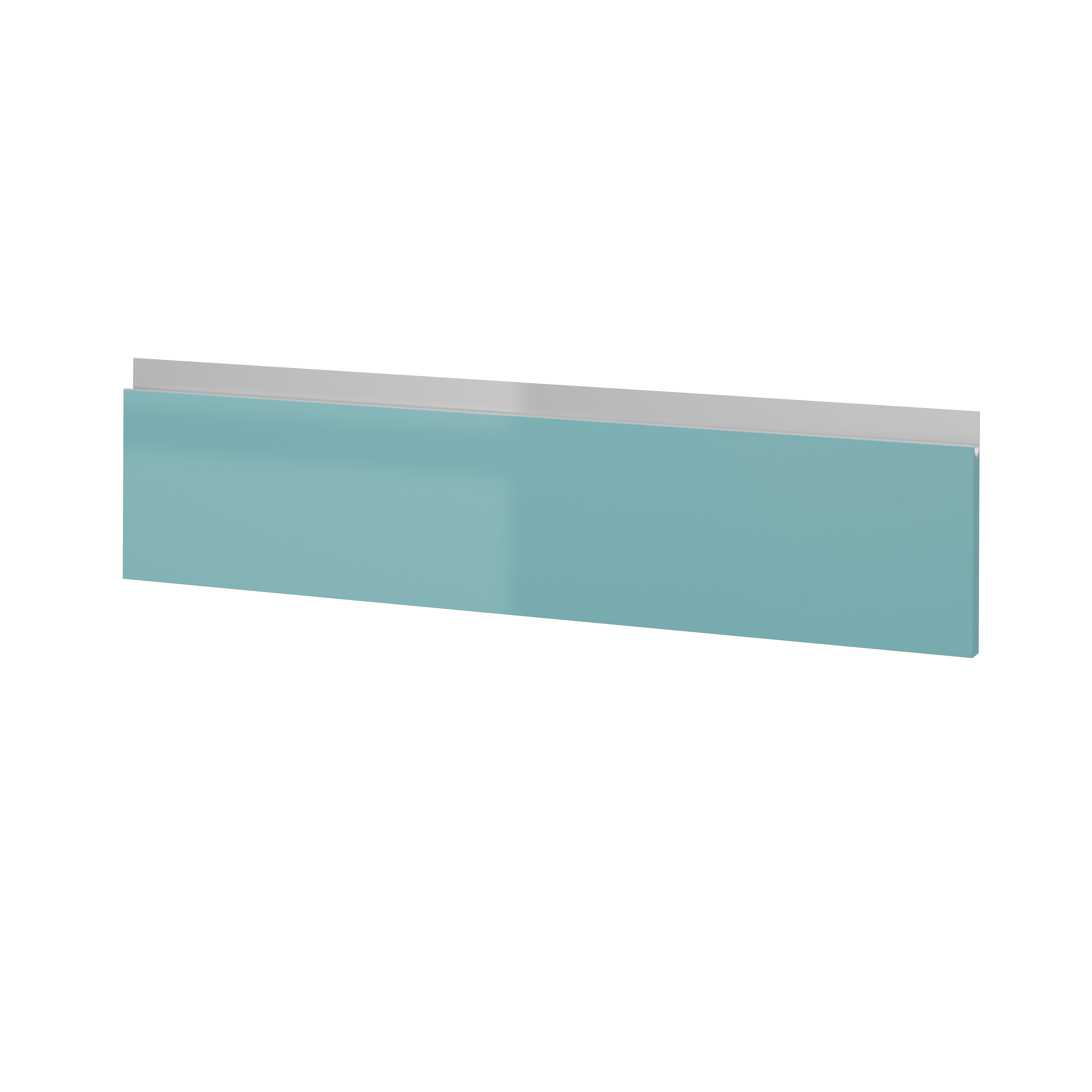 FRENTE CAJÓN PARA MUEBLE DE COCINA ALICANTE AGUAMARINA BRILLO PET 20X80CM - 2