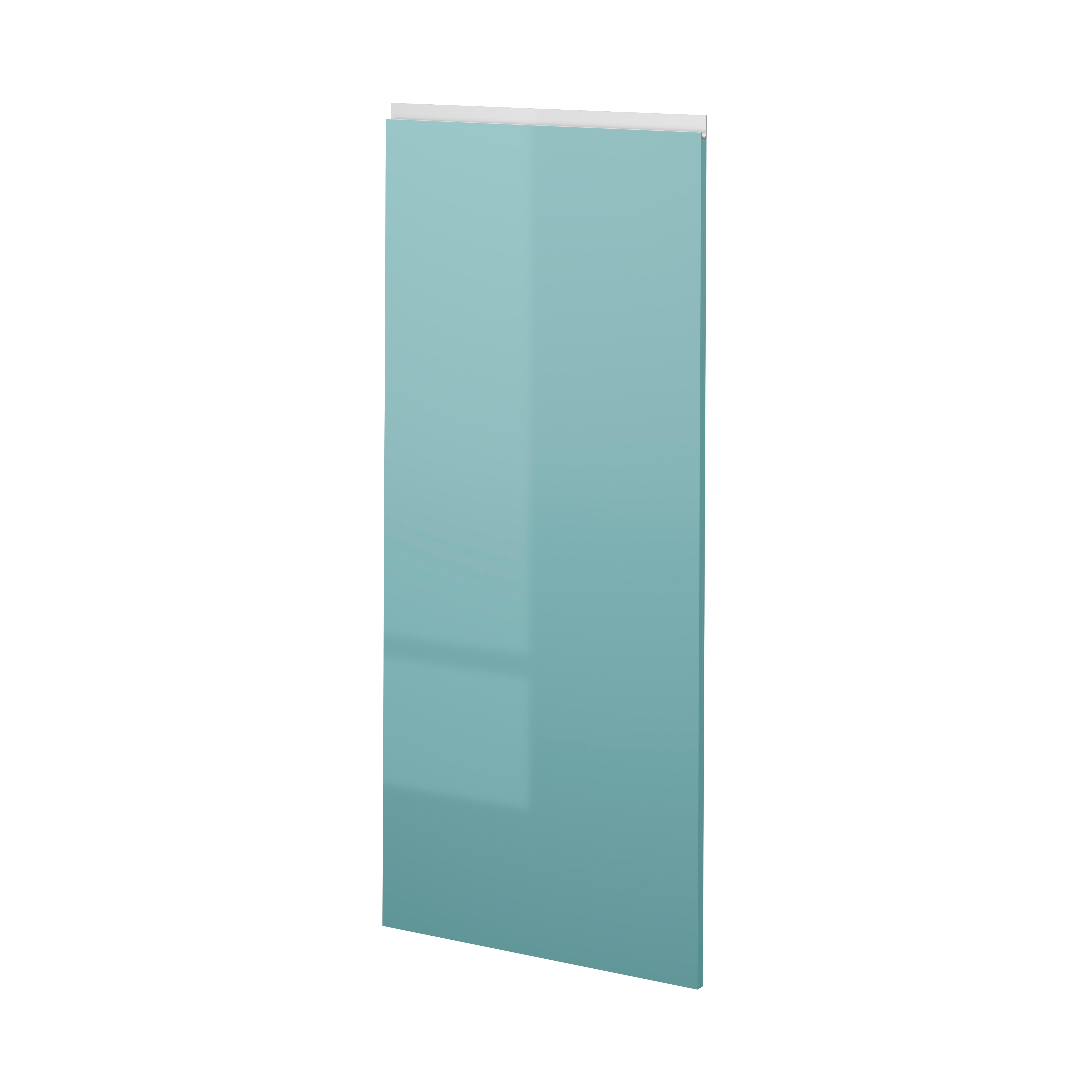 PUERTA PARA MUEBLE DE COCINA ALICANTE AGUAMARINA BRILLO PET DERECHA 140X60CM - 2