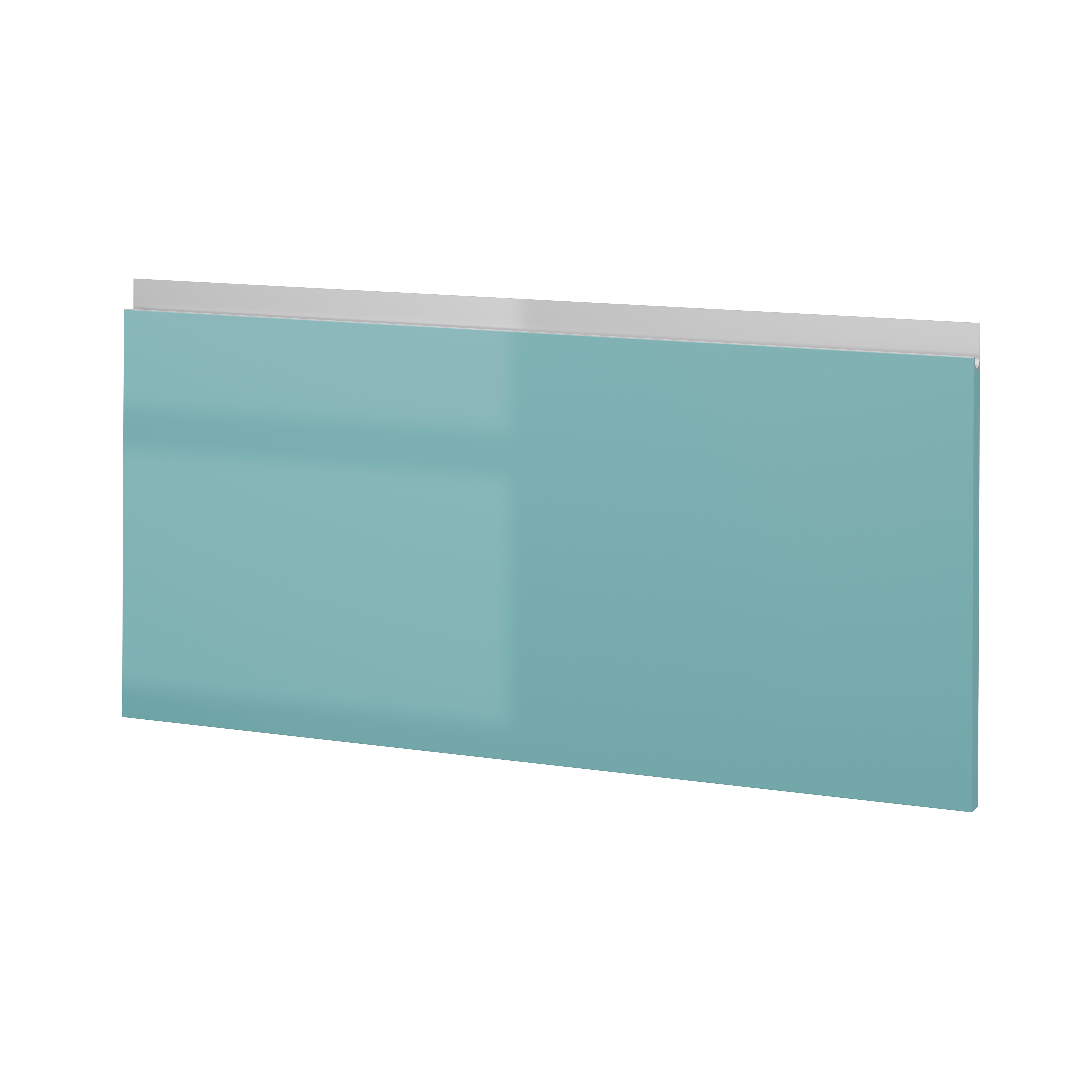 FRENTE CAJÓN PARA MUEBLE DE COCINA ALICANTE AGUAMARINA BRILLO PET 40X80CM - 2