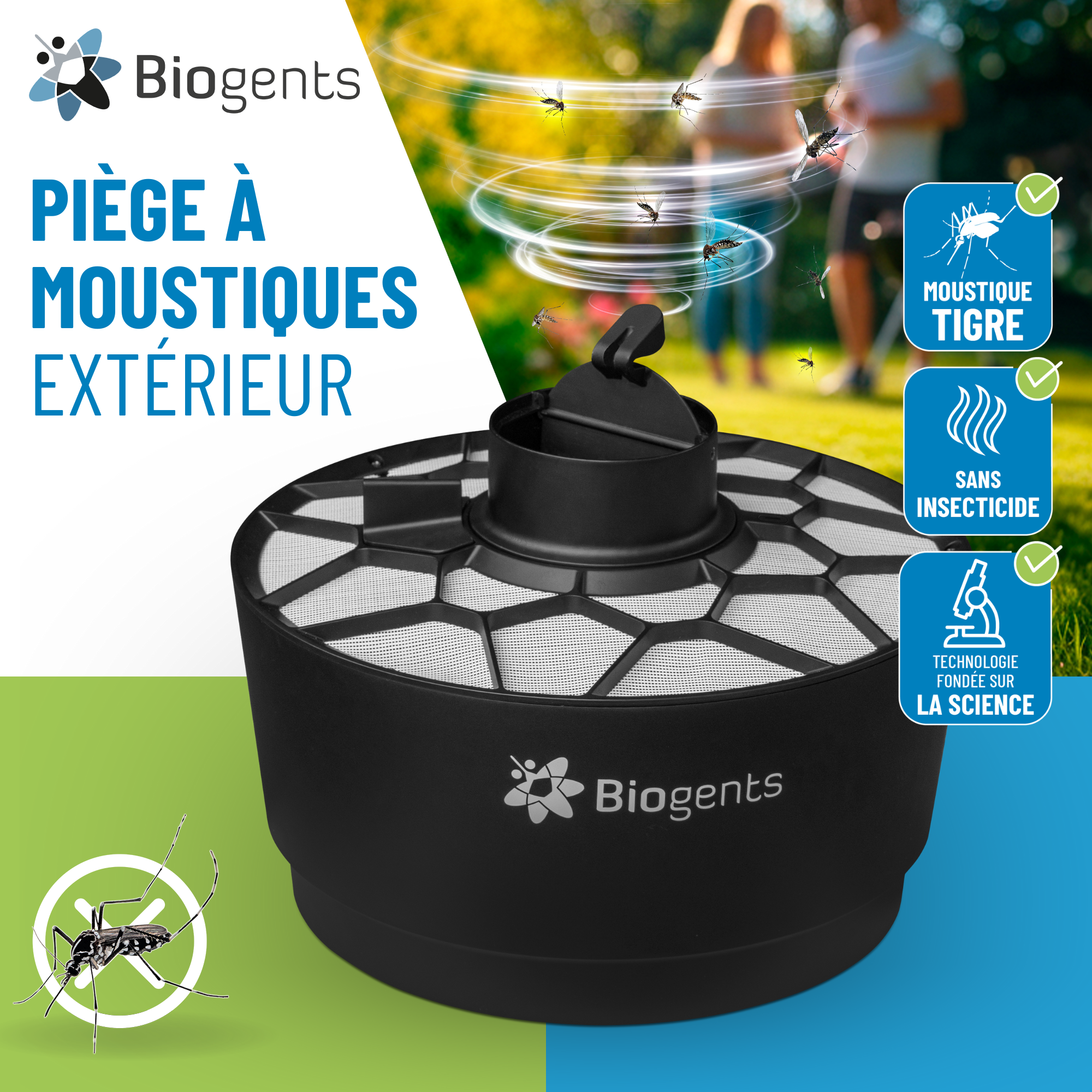 Piège à moustiques pour extérieur BIOGENTS - 3