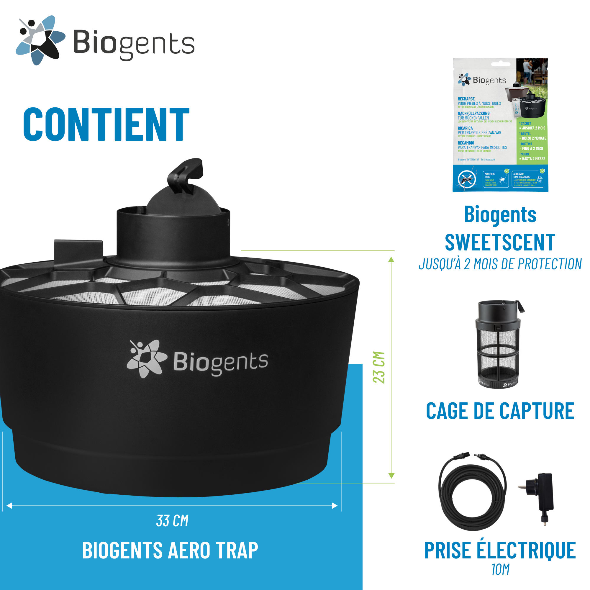 Piège à moustiques pour extérieur BIOGENTS - 5
