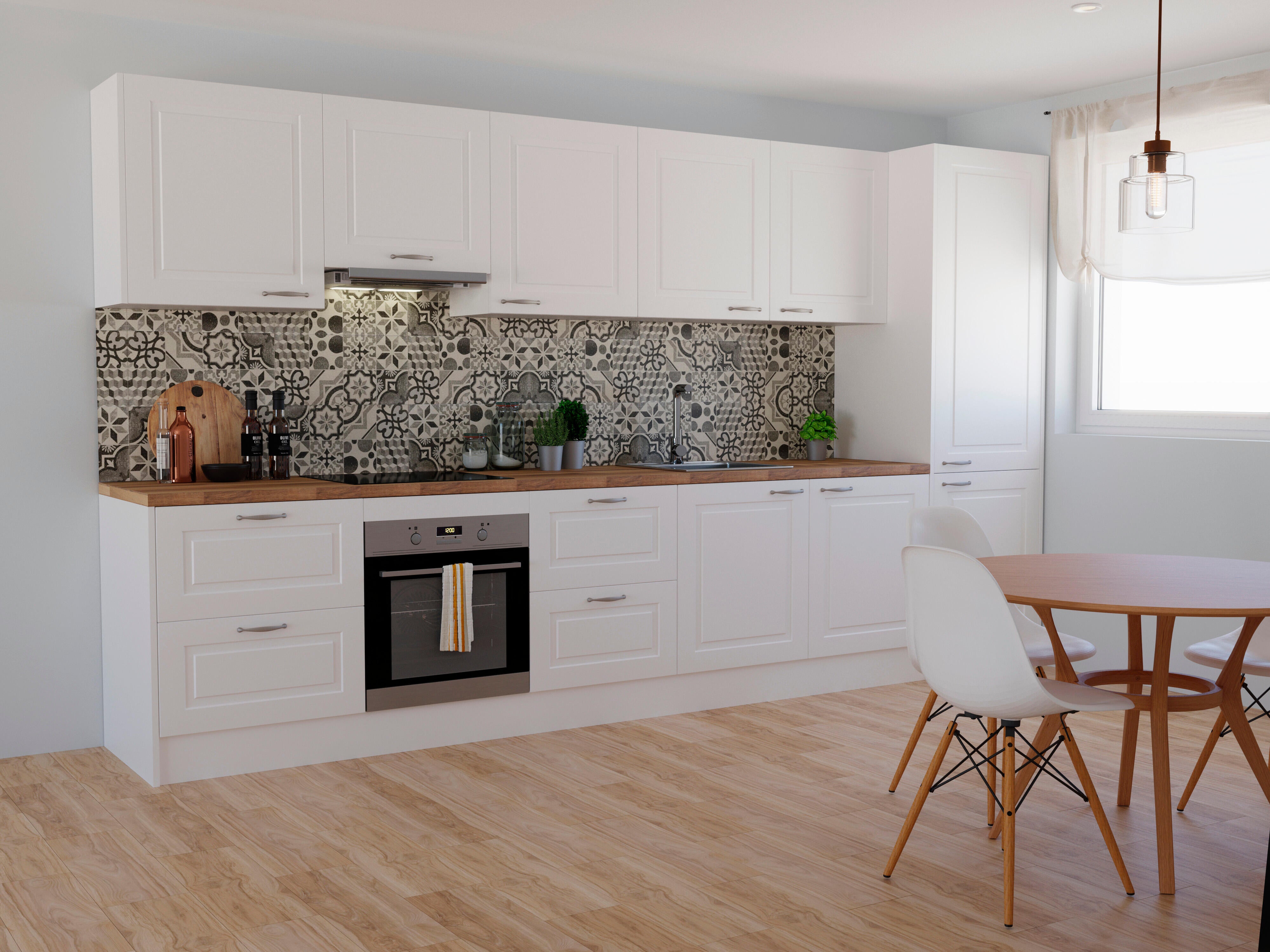 COSTADO PARA MUEBLE DE COCINA MURCIA BLANCO MATE MDF 90X60CM - 3