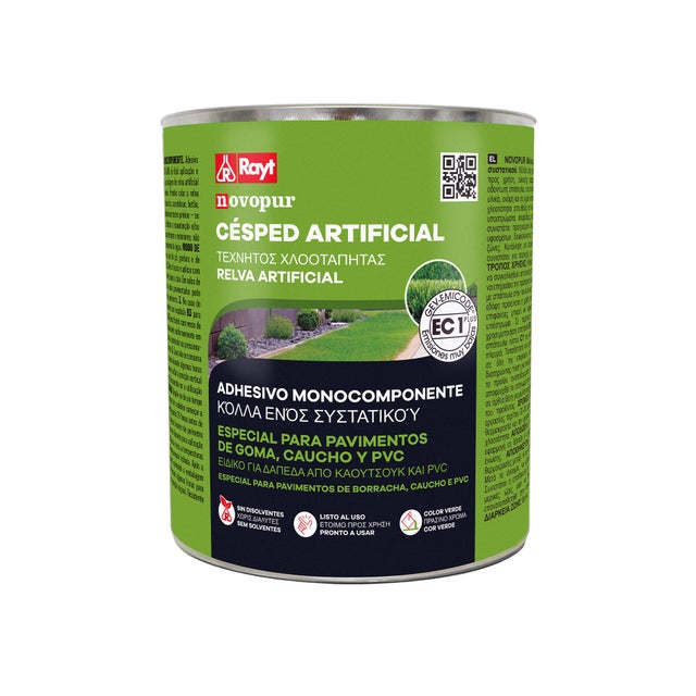 Adhesivo de montaje césped artificial monocoponente NOVOPUR 1 kg