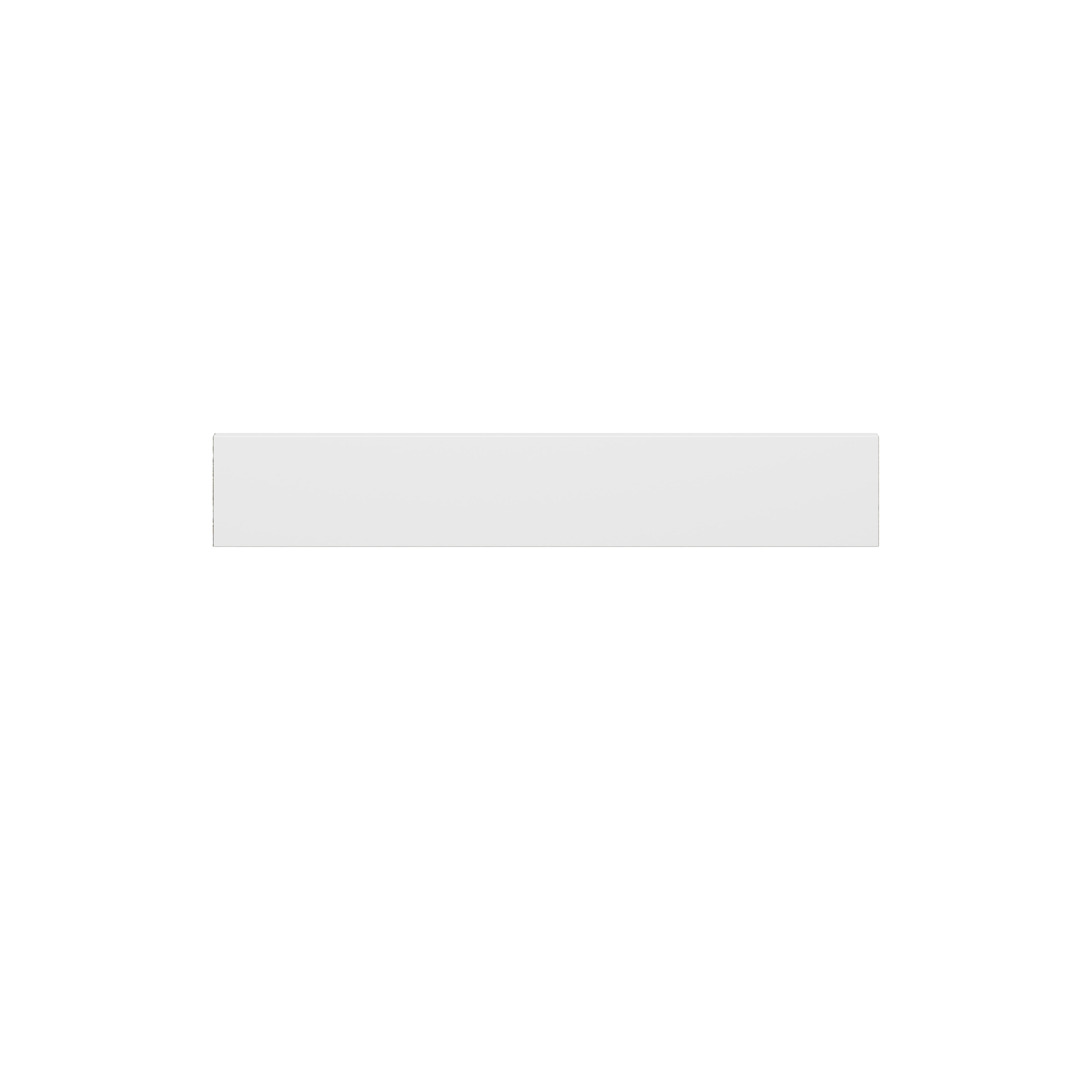 REGLETA PARA MUEBLE DE COCINA CADIZ BLANCO MATE PET 10X60CM - 5