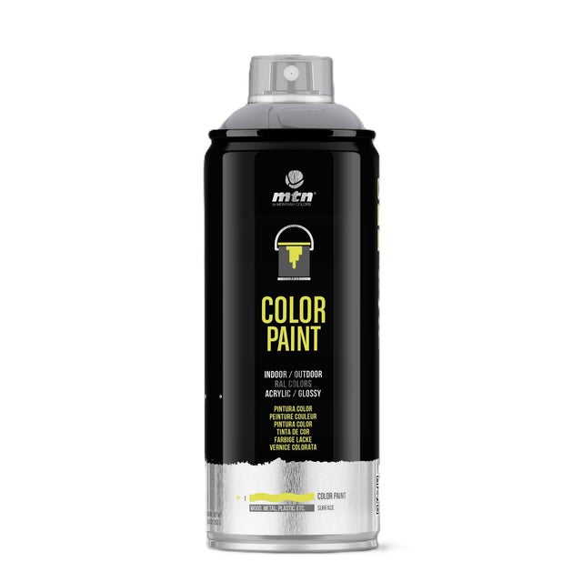 ESPRAY PINTURA BRILLANTE  400ML GRIS PLATA