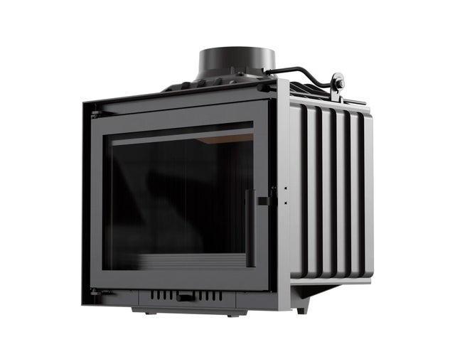 Insertable de leña frontal PAUHEAT ASLOR ø150 de 8 kW