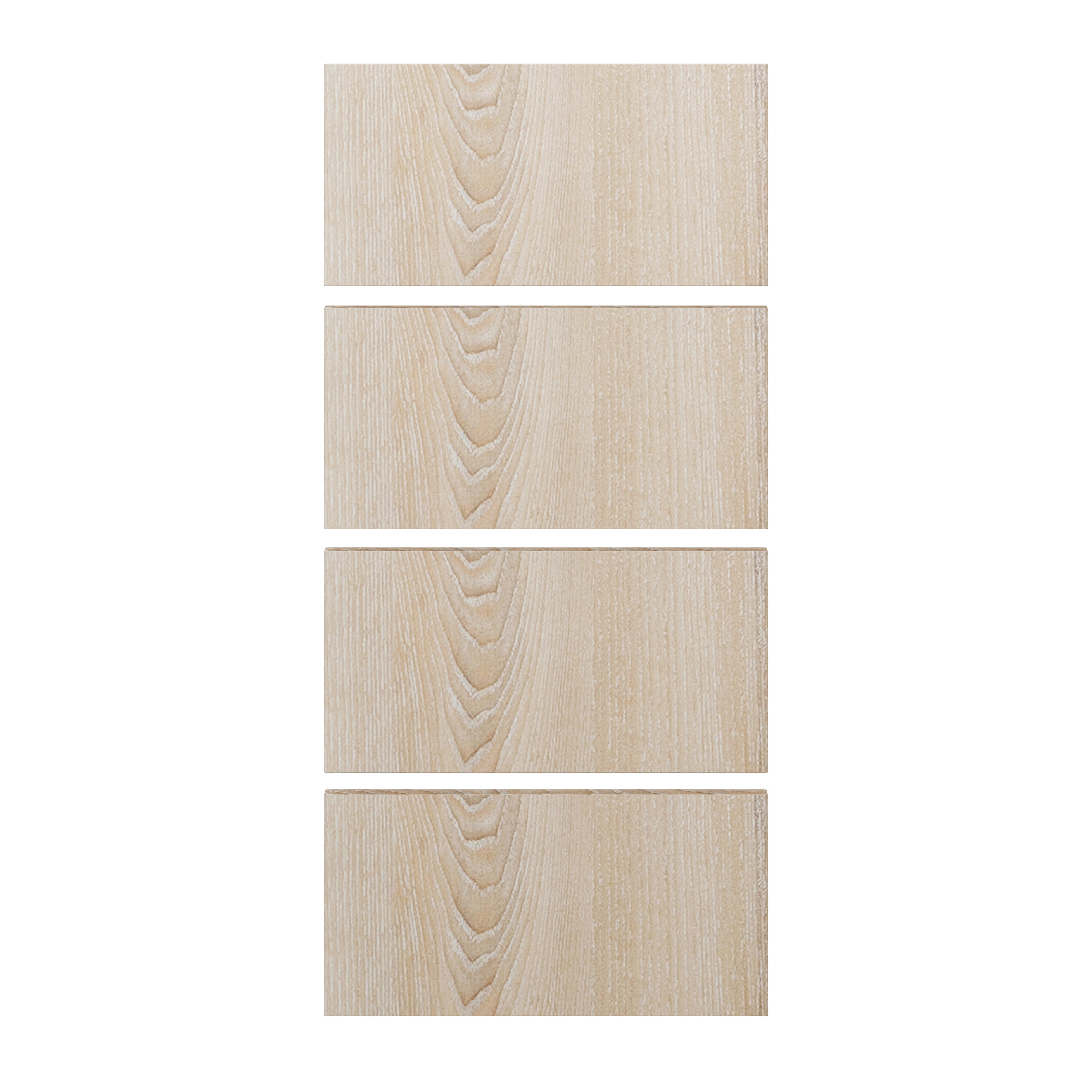 KIT 4 FRENTES DE CAJÓN PARA MUEBLE DE COCINA BORMUJOS ROBLE CLARO MATE AGLOMERADO 20X40CM - 8