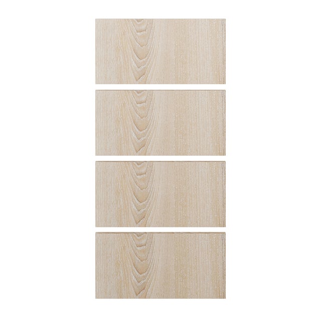 KIT 4 FRENTES DE CAJÓN PARA MUEBLE DE COCINA BORMUJOS ROBLE CLARO MATE AGLOMERADO 20X40CM