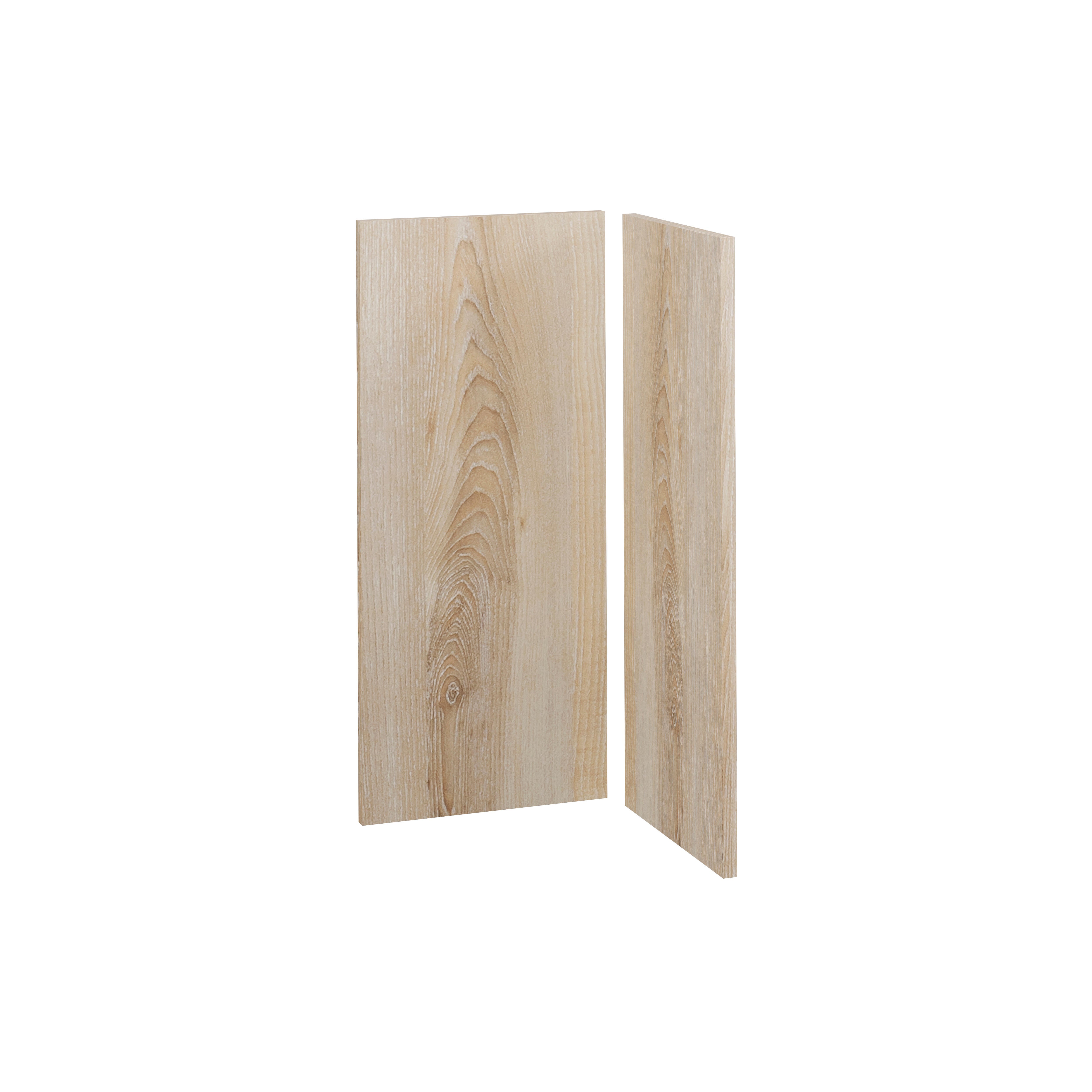 KIT 2 PUERTAS PARA MUEBLE DE COCINA BORMUJOS ROBLE CLARO MATE AGLOMERADO  80X37/80X35CM - 7