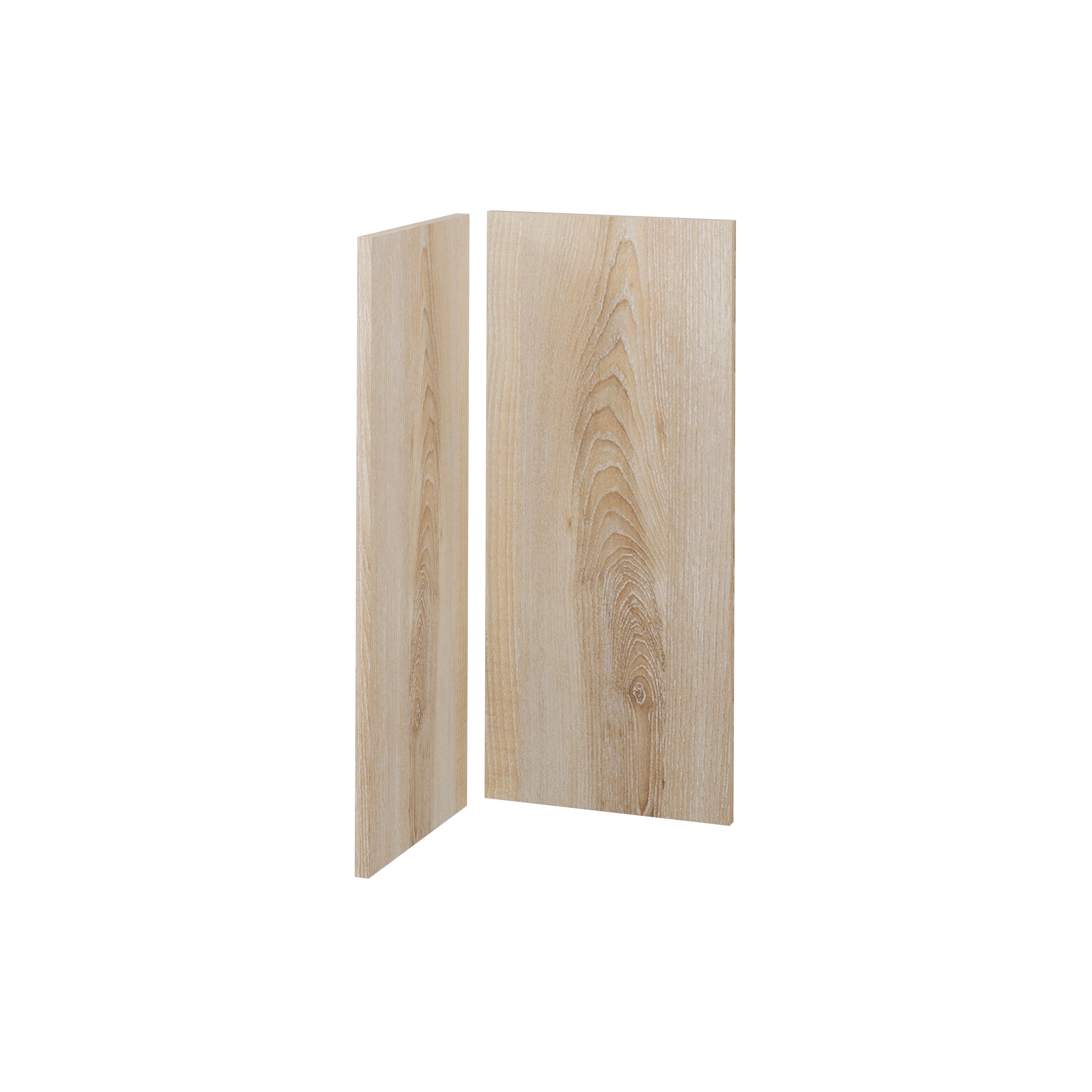 KIT 2 PUERTAS PARA MUEBLE DE COCINA BORMUJOS ROBLE CLARO MATE AGLOMERADO  80X37/80X35CM - 6