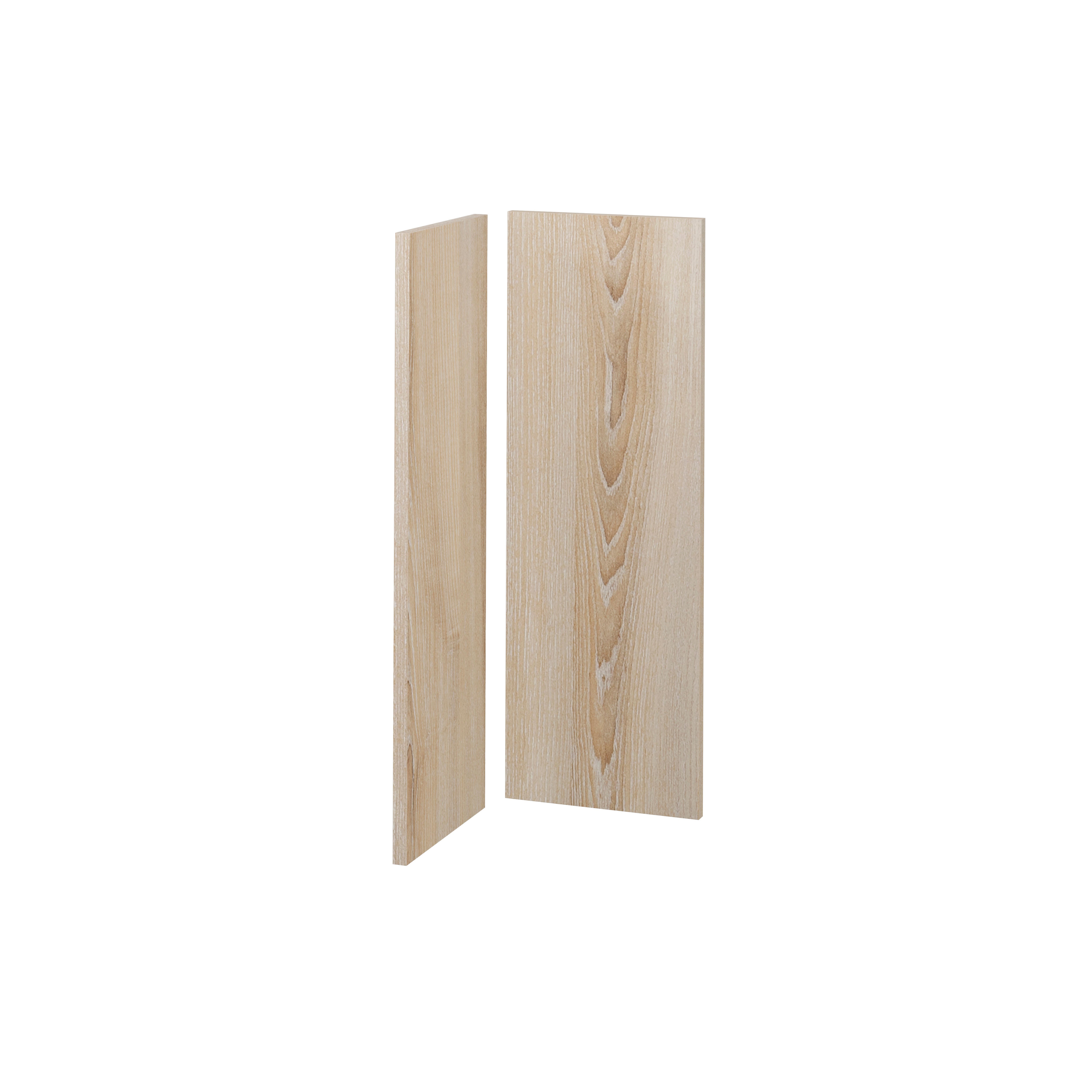 KIT 2 PUERTAS PARA MUEBLE DE COCINA BORMUJOS ROBLE CLARO MATE AGLOMERADO 80X30/80X28CM - 6