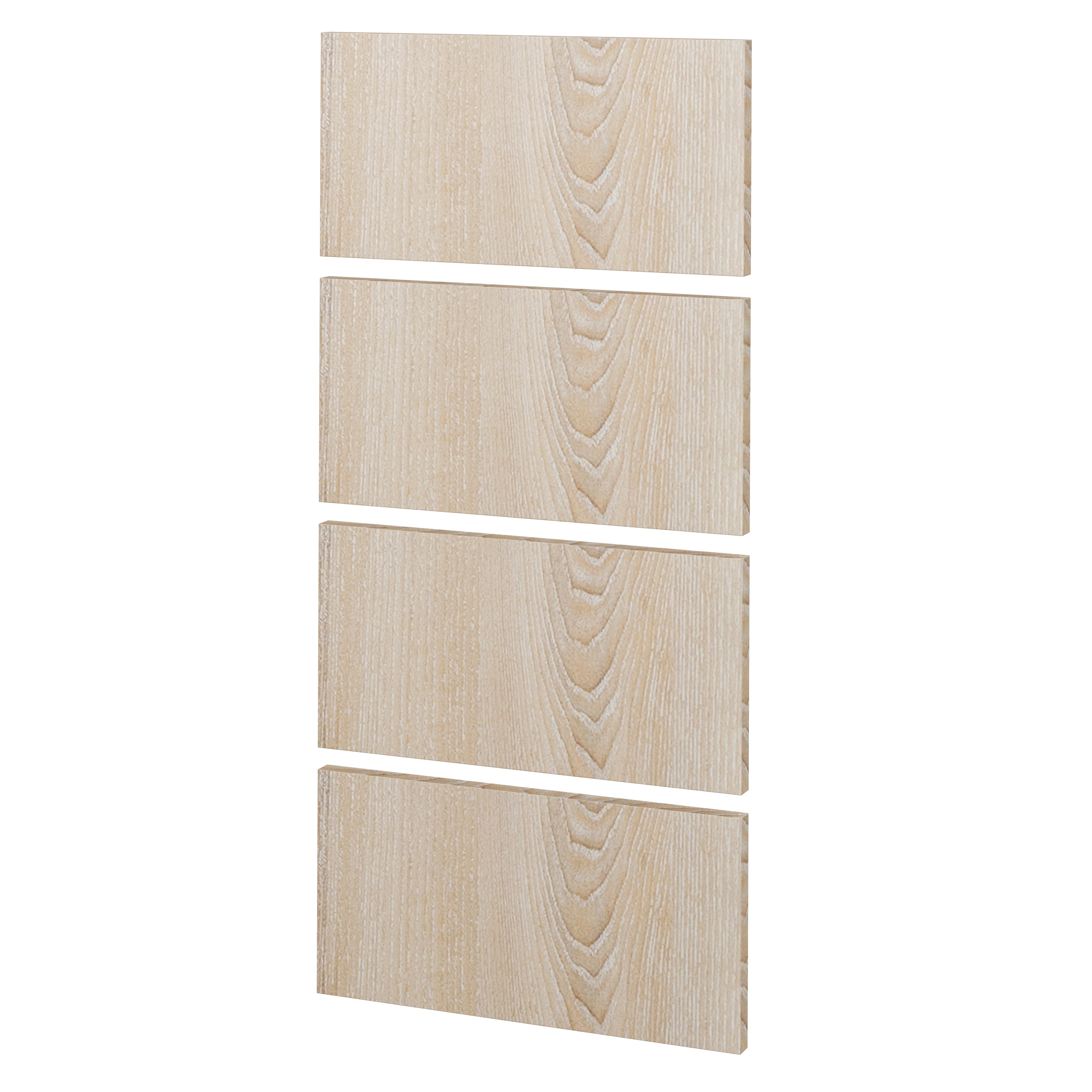 KIT 4 FRENTES DE CAJÓN PARA MUEBLE DE COCINA BORMUJOS ROBLE CLARO MATE AGLOMERADO 20X40CM - 6