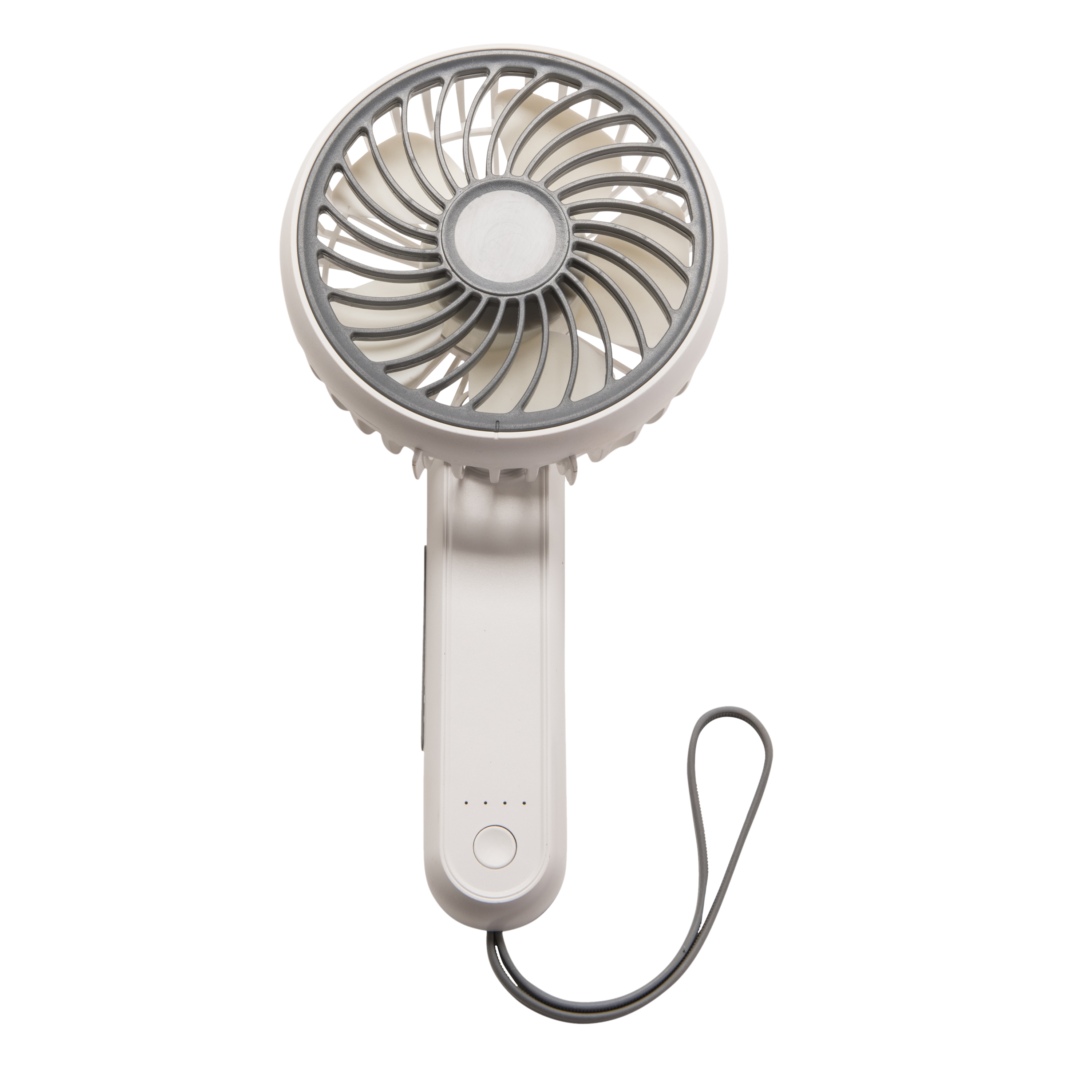 Mini ventilateur à main, EQUATION, Handy blanc et gris 3 W, D10.8 cm - 6