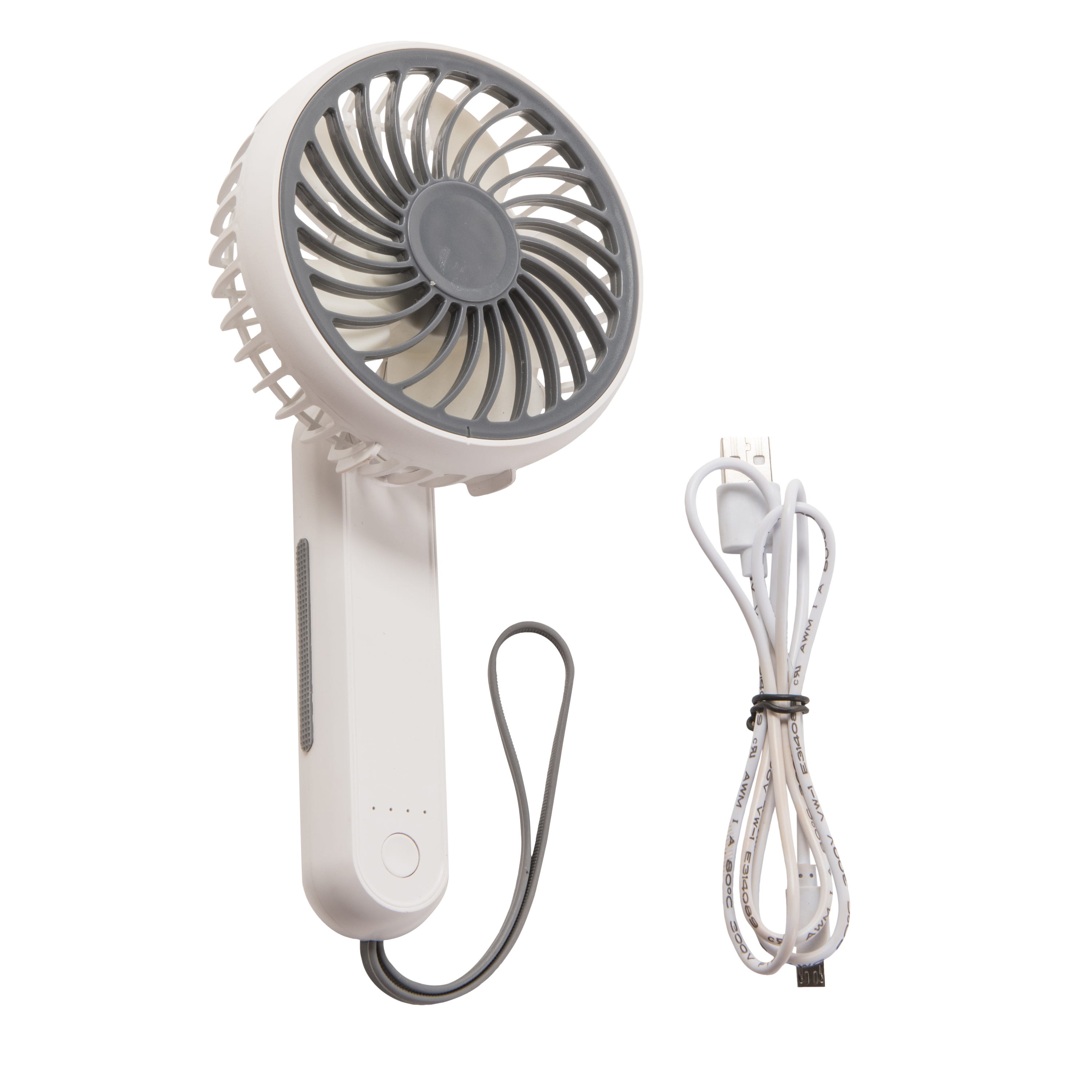 Mini Ventilateur Main EQUATION Handy Blanc Et Gris 3 W D10 8 Cm mini-ventilateur-main-equation-handy-blanc-et-gris-3-w-d10-8-cm