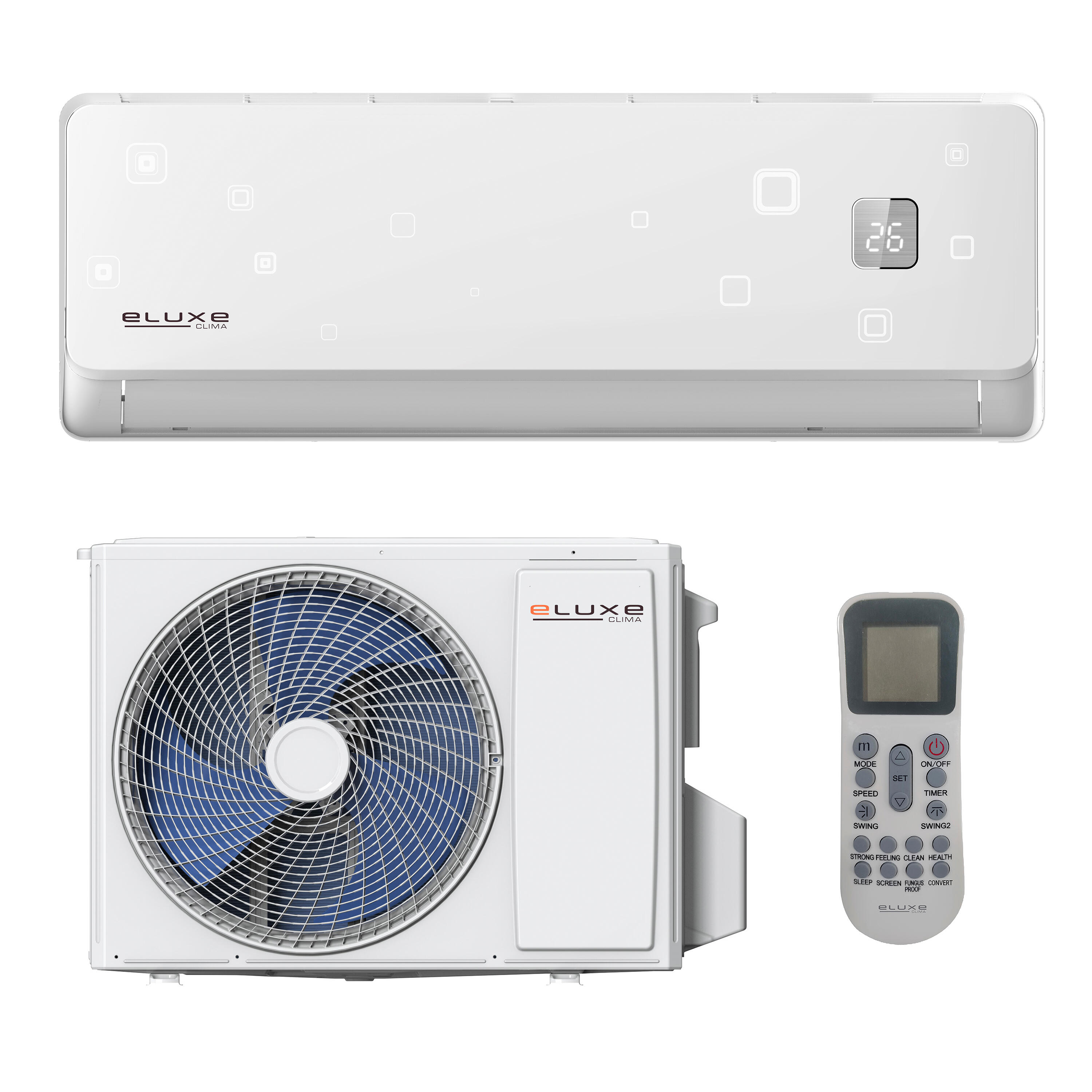 Ar Condicionado 1x1 ELUXE Basic 3.5kW 12000BTU - 2